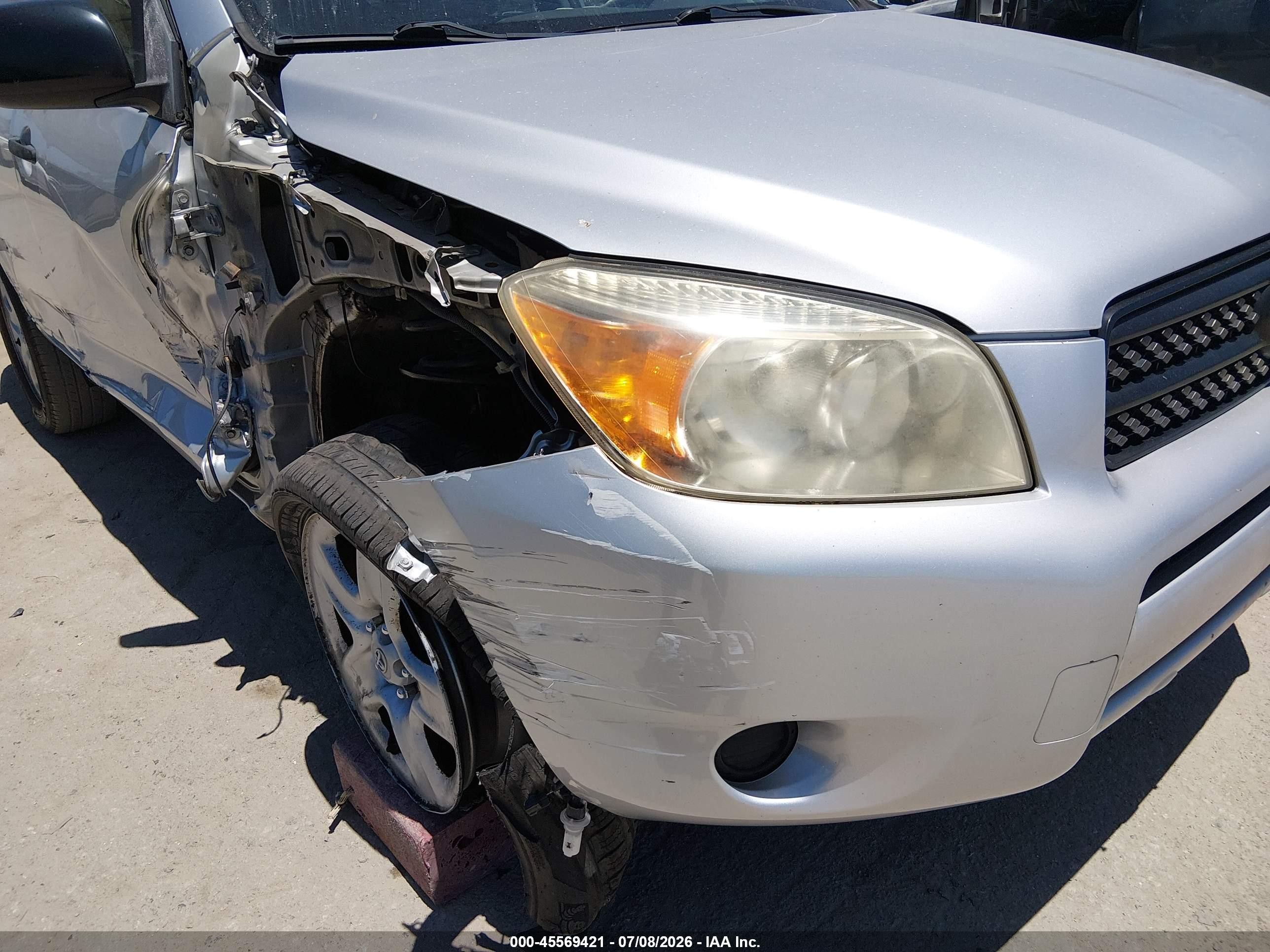 2008 Toyota Rav4 Серебряный vin: JTMZD33V685099622