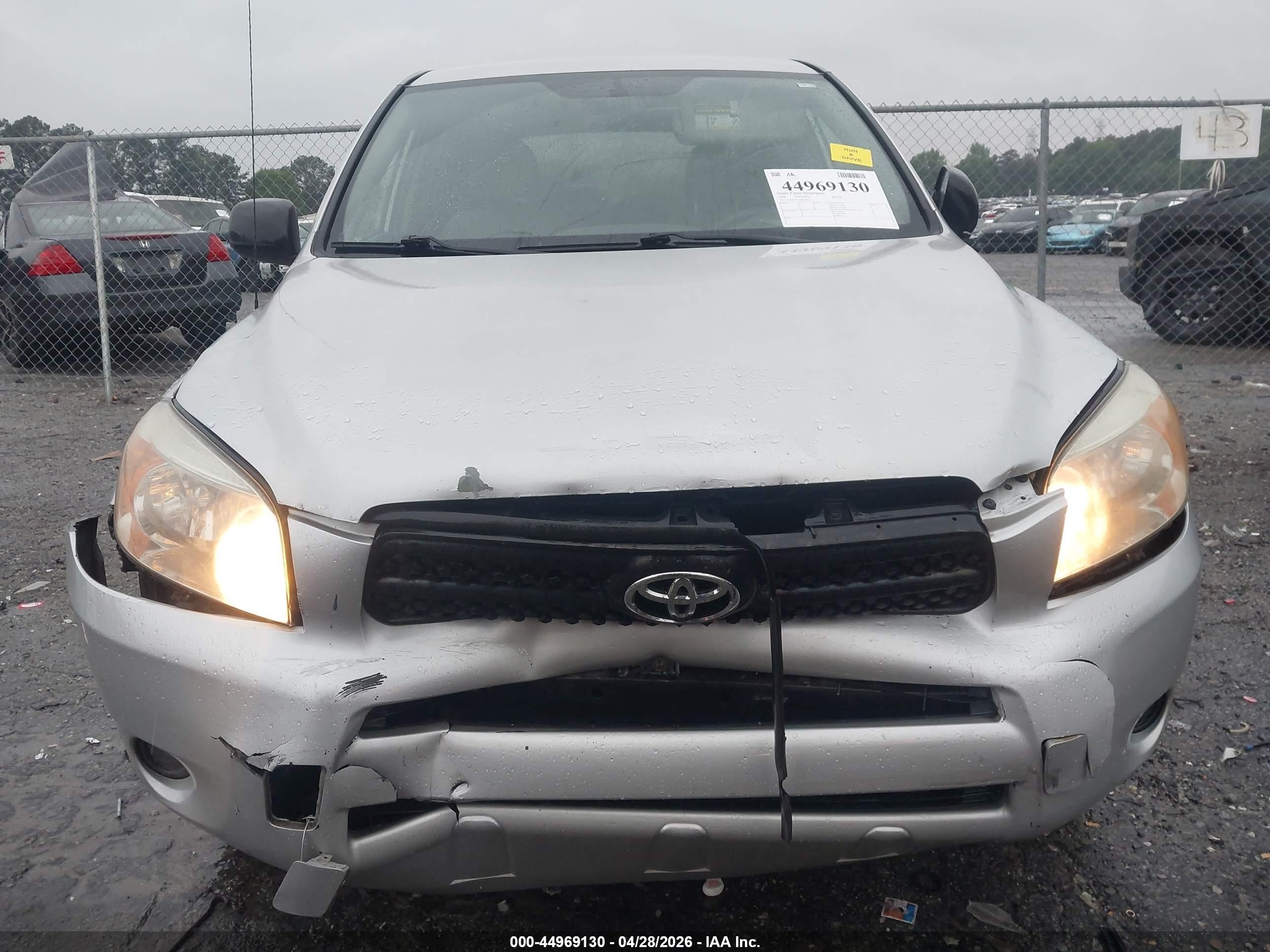 2008 Toyota Rav4   Silver vin: JTMZD33V686059874