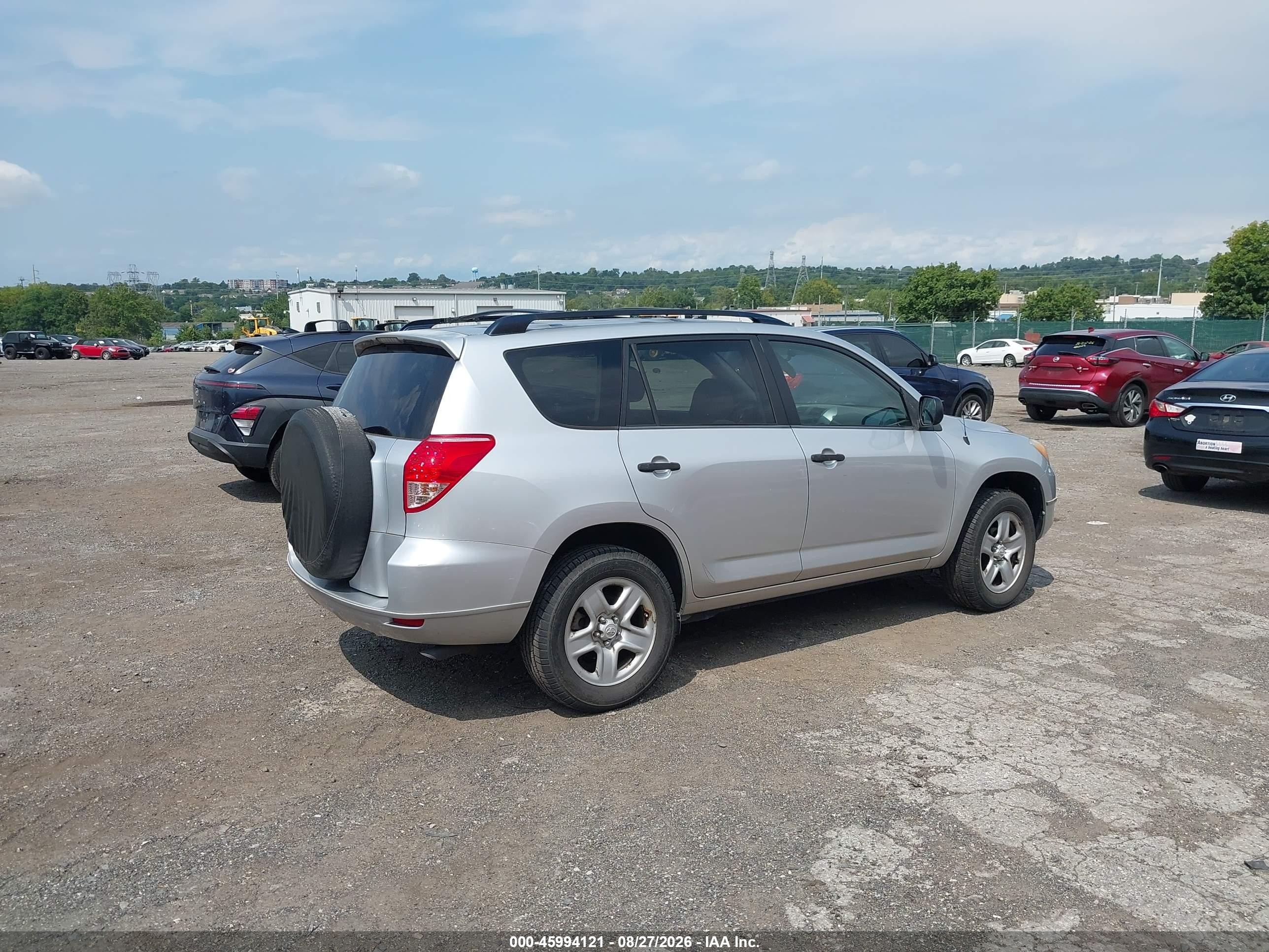 2008 Toyota Rav4   Silver vin: JTMZD33V686066632