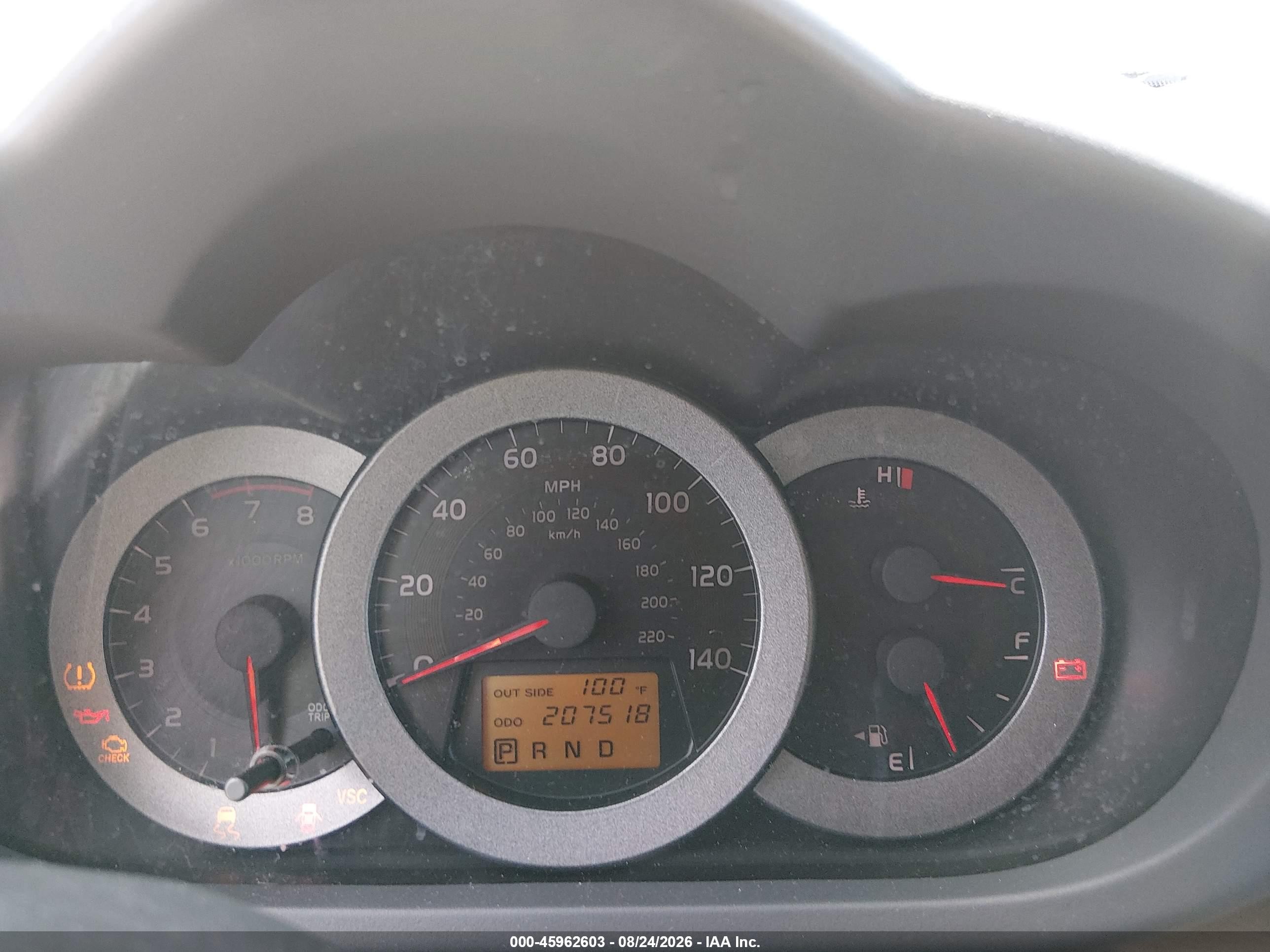 2008 Toyota Rav4   Gold vin: JTMZD33V686076416