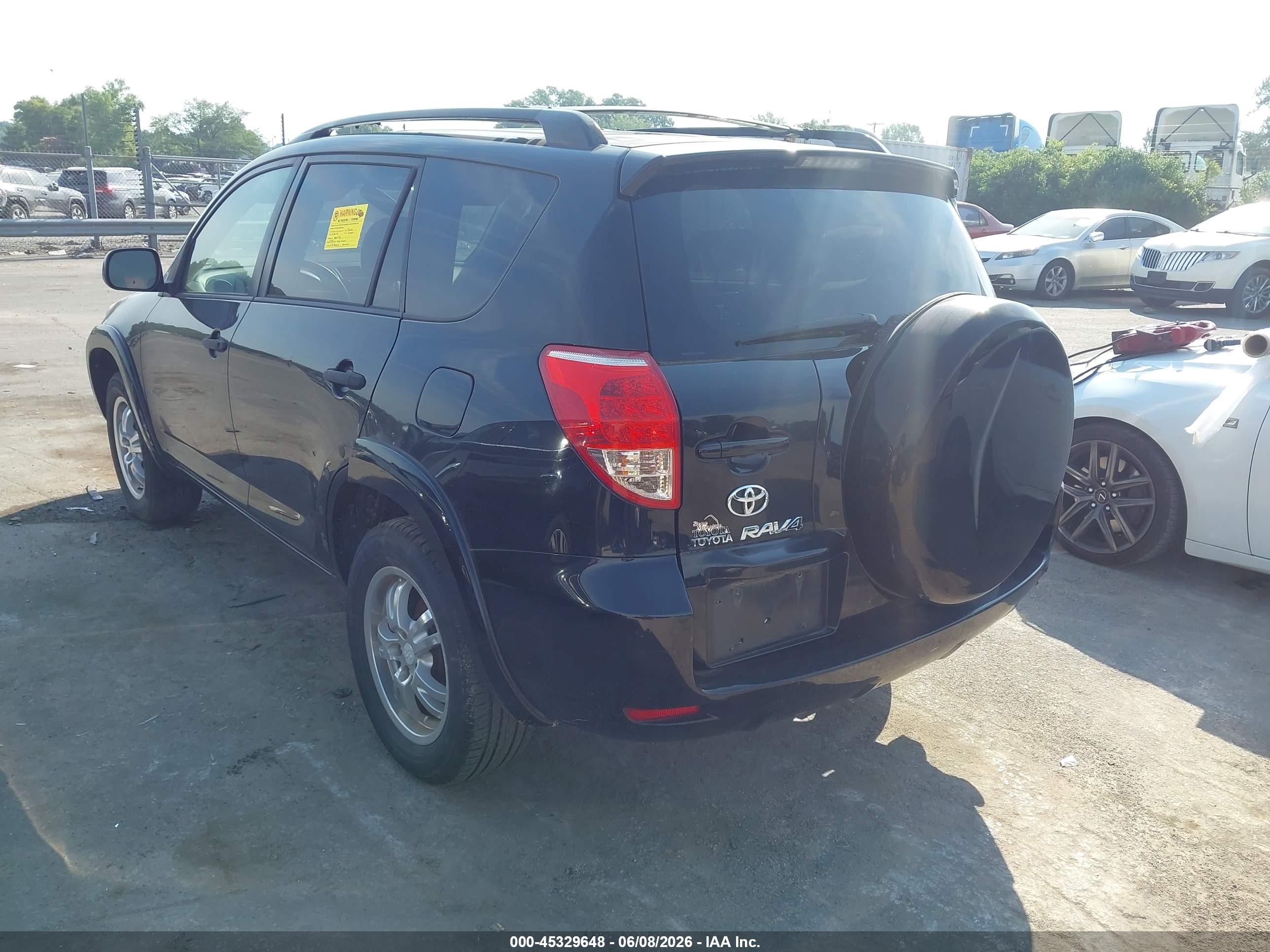 2006 Toyota Rav4   Black vin: JTMZD33V765032234