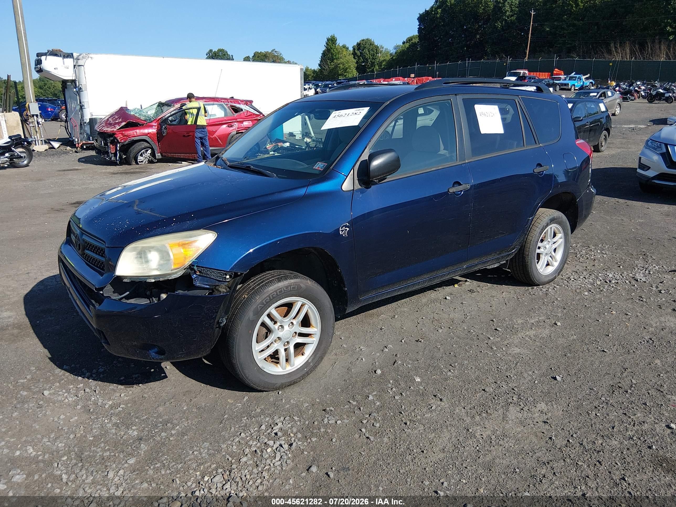 2006 Toyota Rav4   Dark Blue vin: JTMZD33V766008543