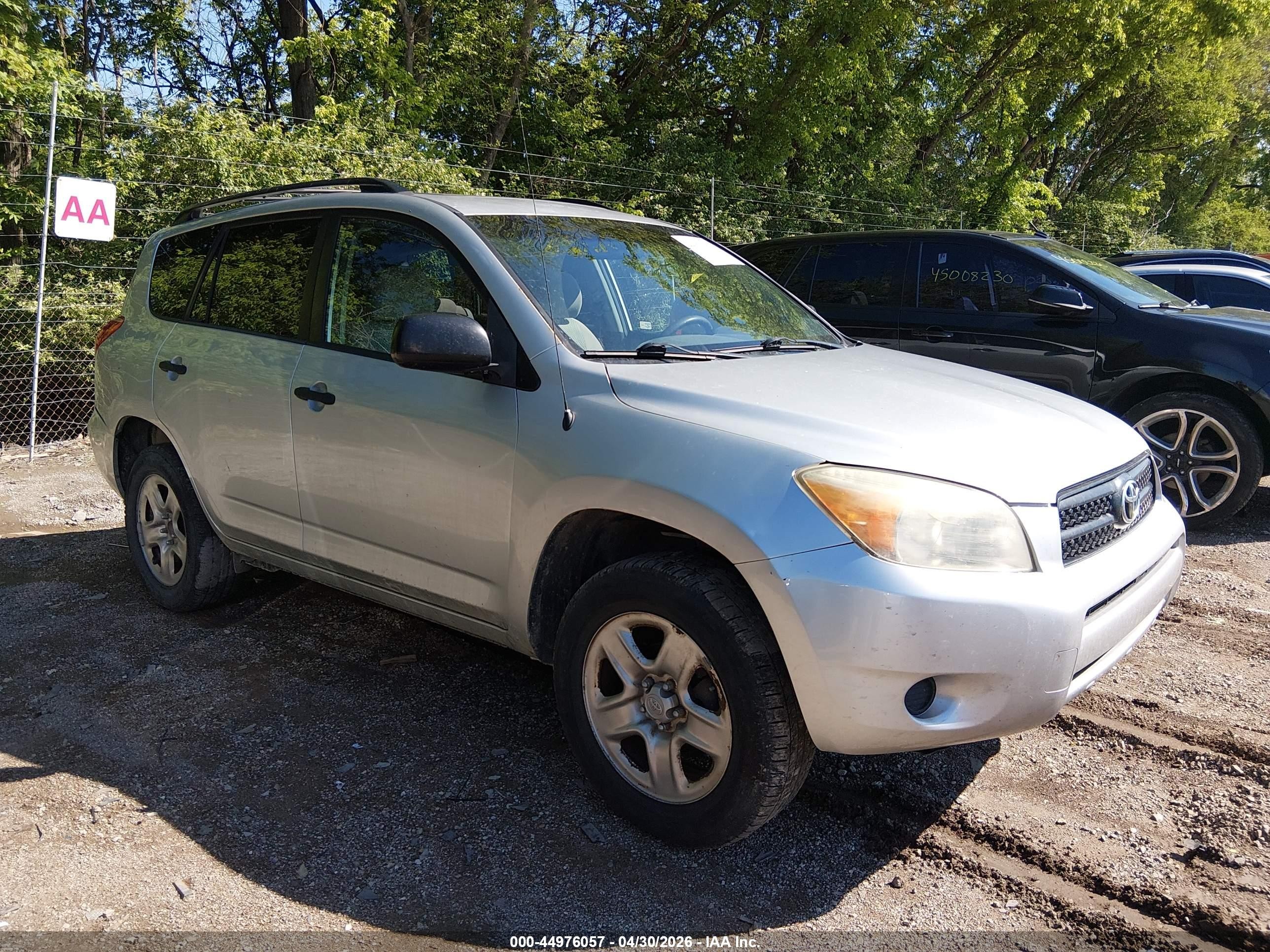 2007 Toyota Rav4   Silver vin: JTMZD33V775061279