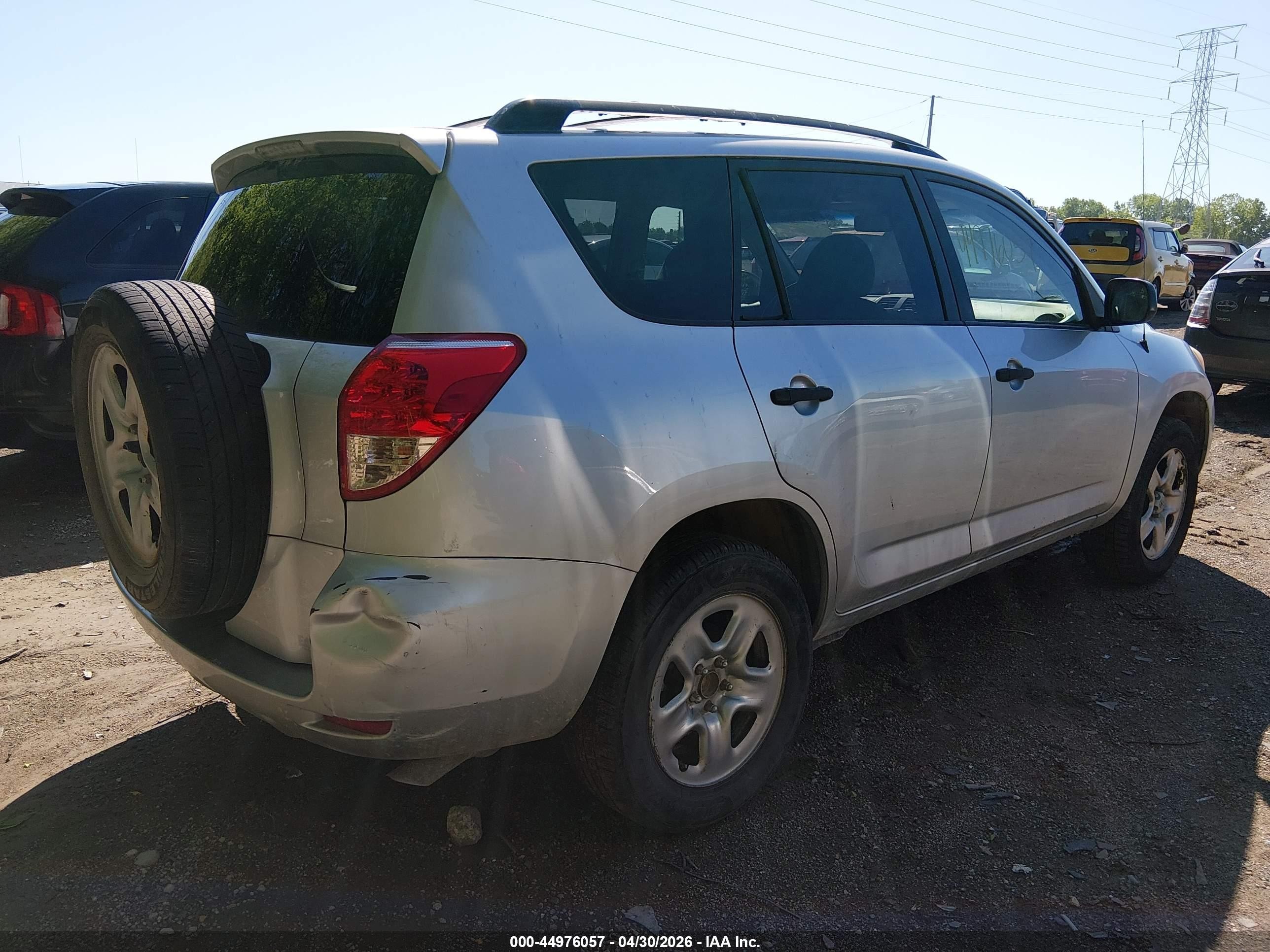 2007 Toyota Rav4   Серебряный vin: JTMZD33V775061279