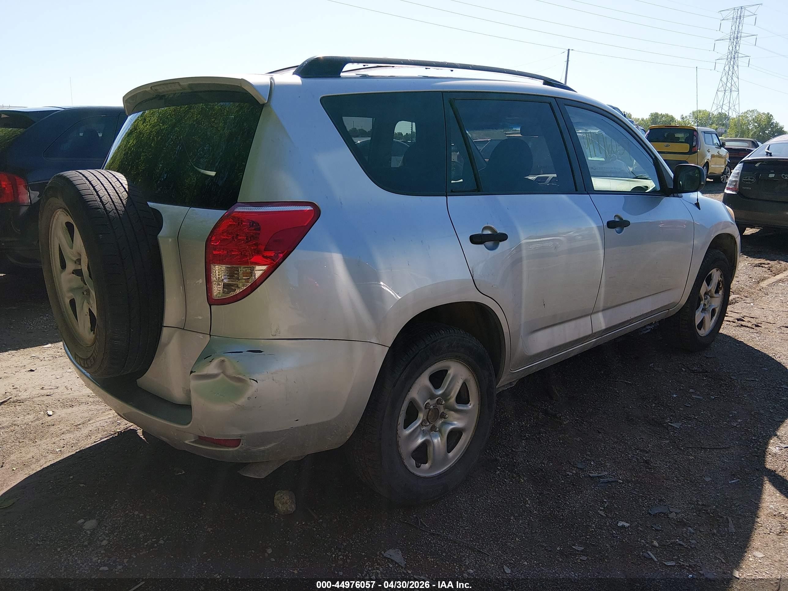 2007 Toyota Rav4   Серебряный vin: JTMZD33V775061279