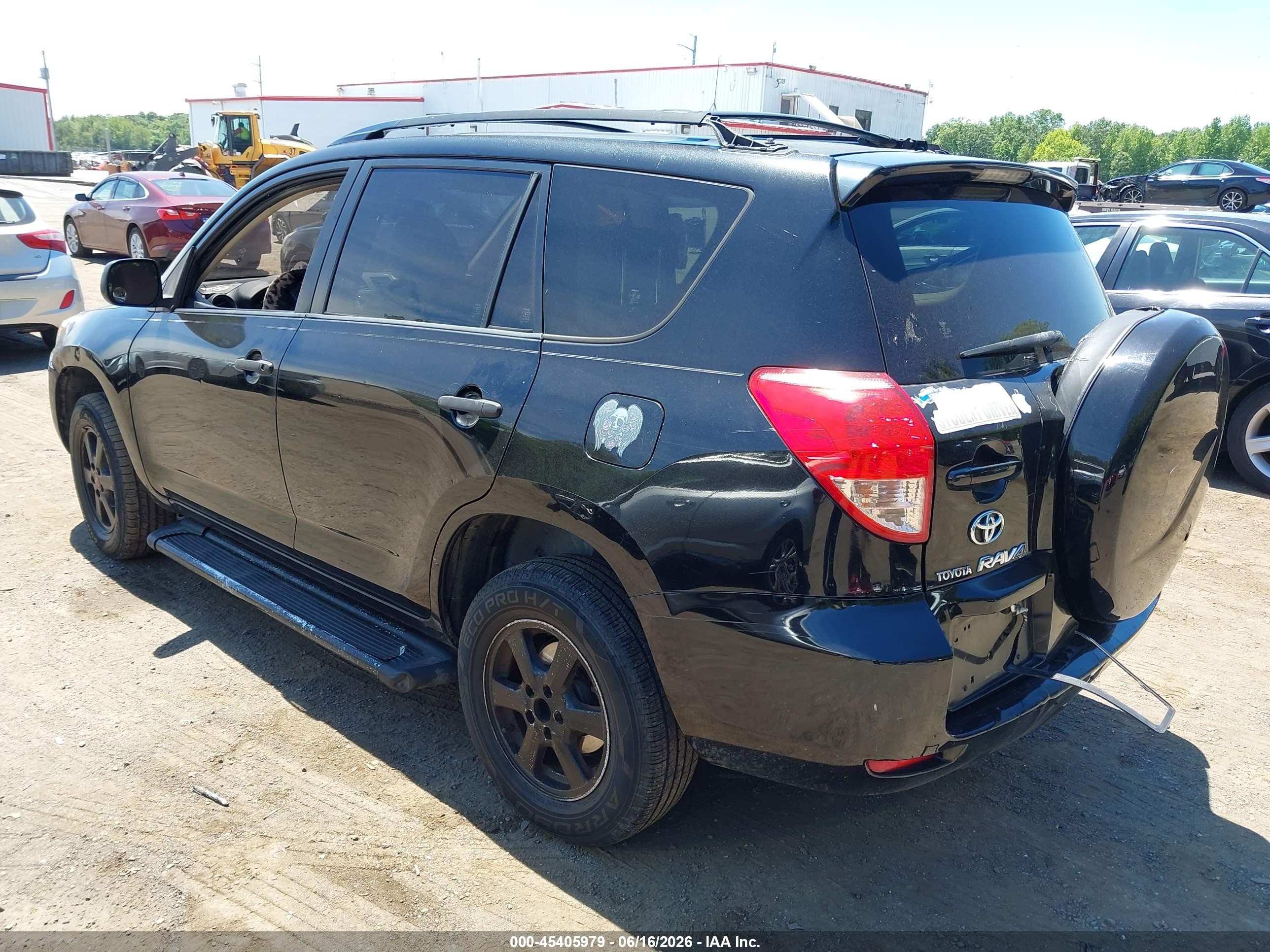 2007 Toyota Rav4   Black vin: JTMZD33V776027868