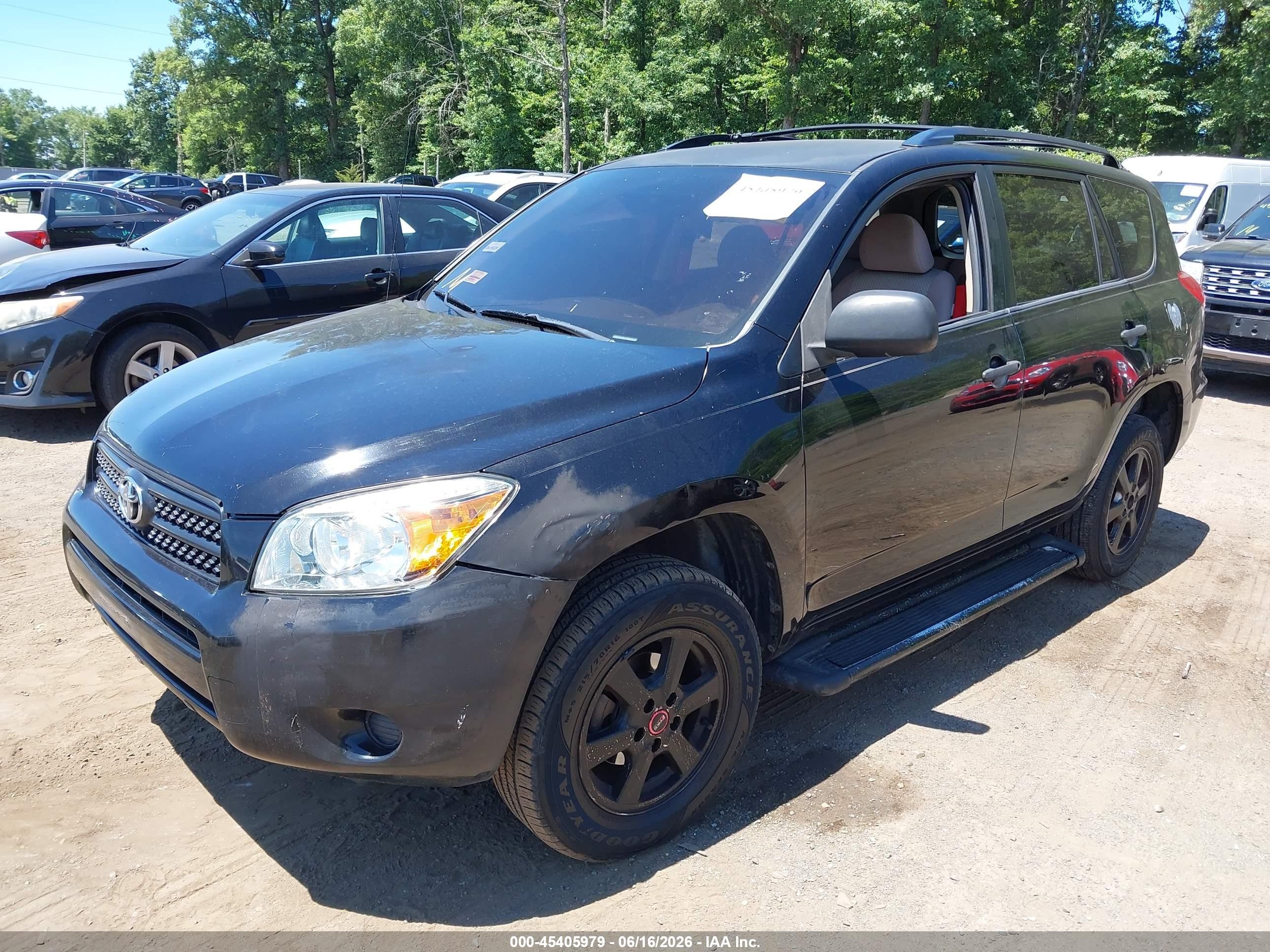 2007 Toyota Rav4   Black vin: JTMZD33V776027868