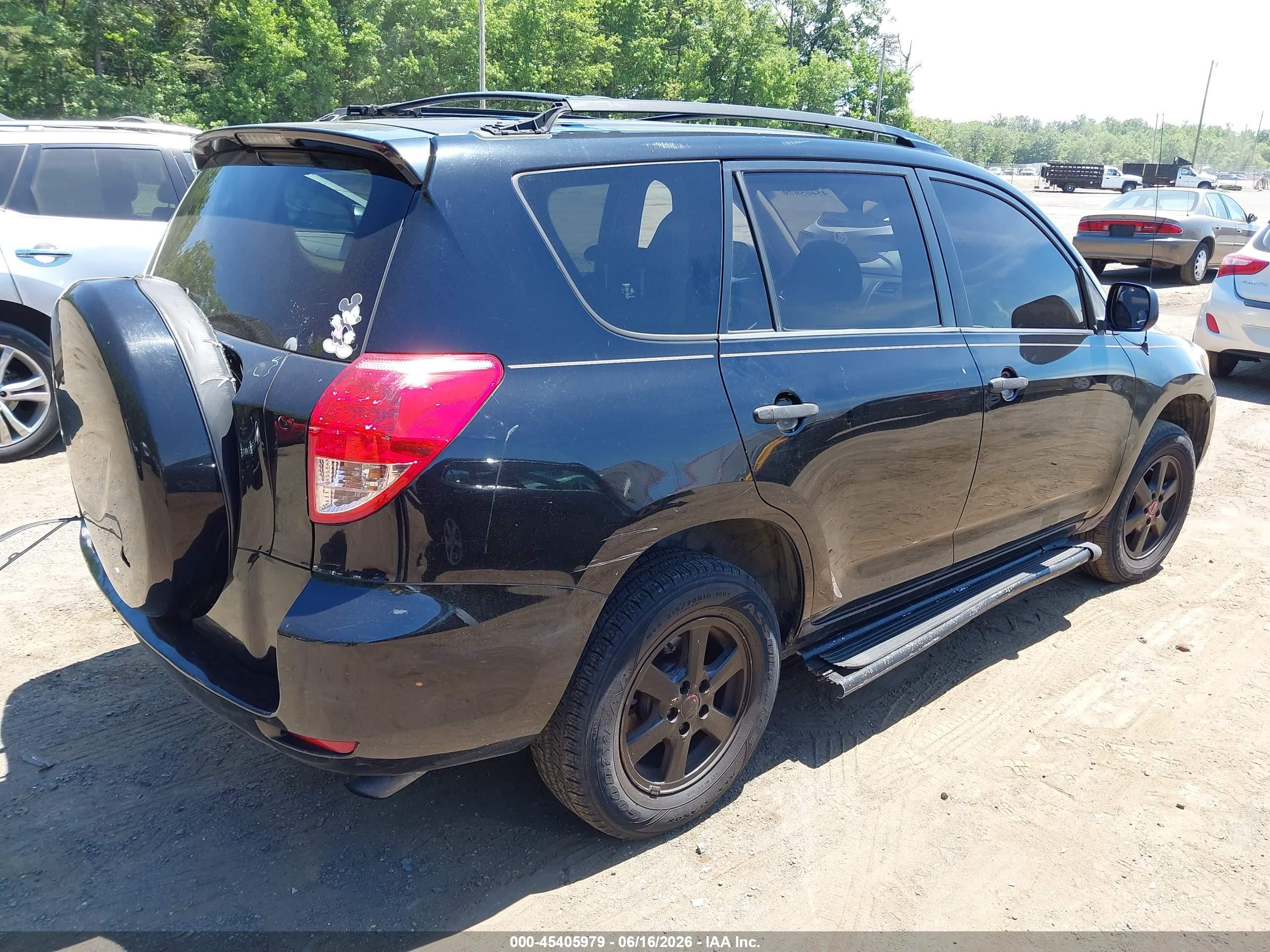 2007 Toyota Rav4   Black vin: JTMZD33V776027868