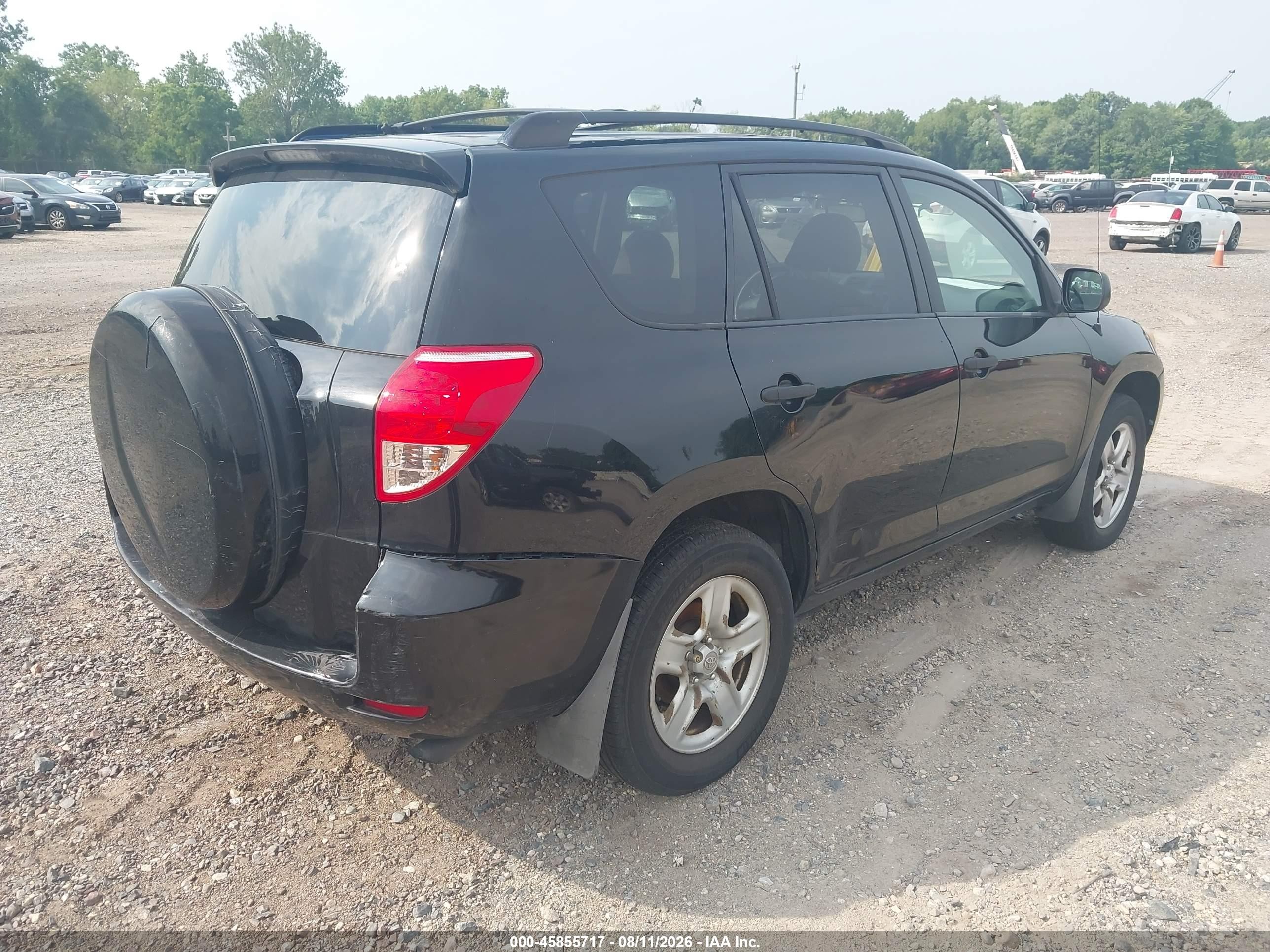 2007 Toyota Rav4   Black vin: JTMZD33V776038790