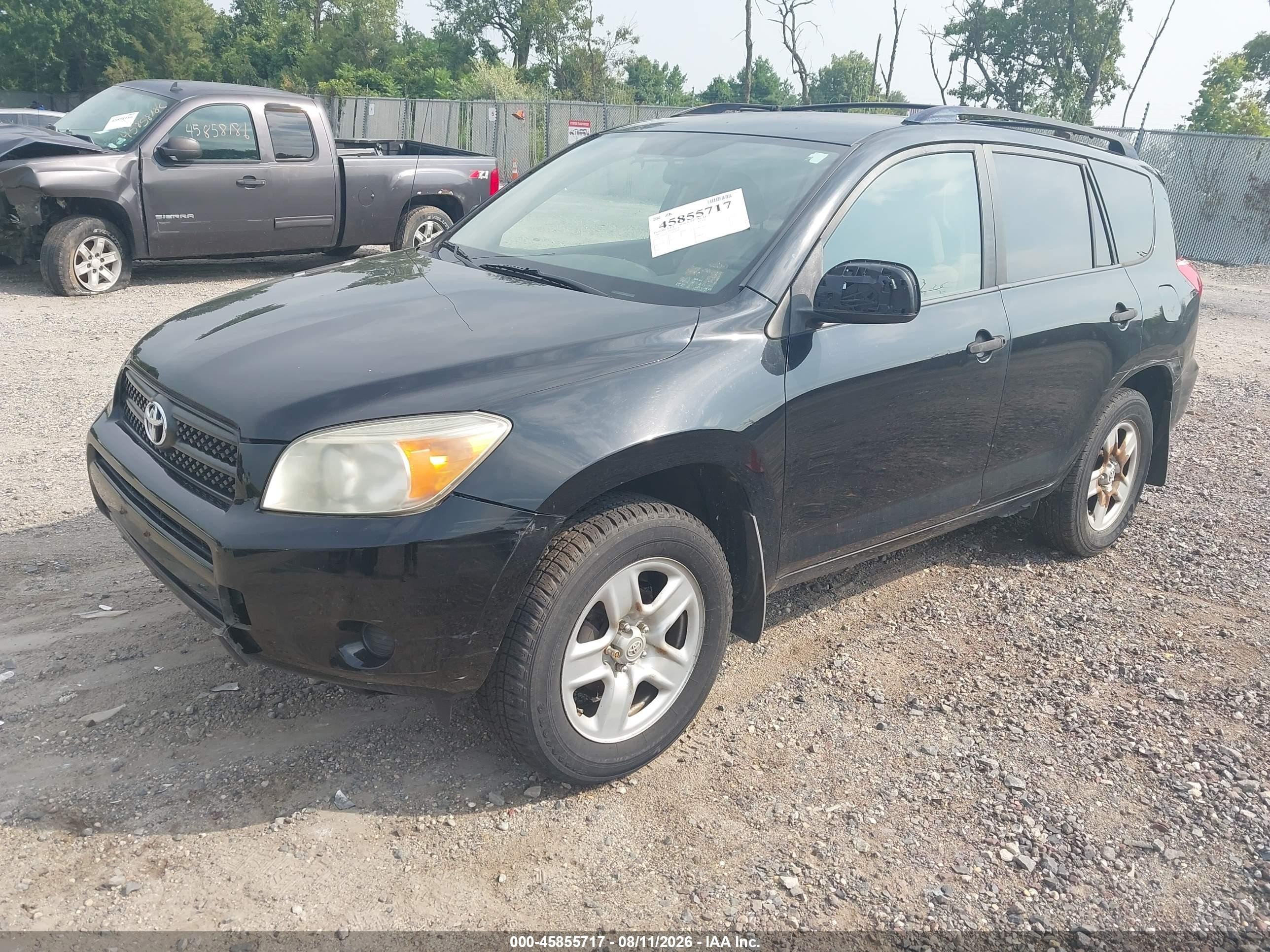 2007 Toyota Rav4   Black vin: JTMZD33V776038790