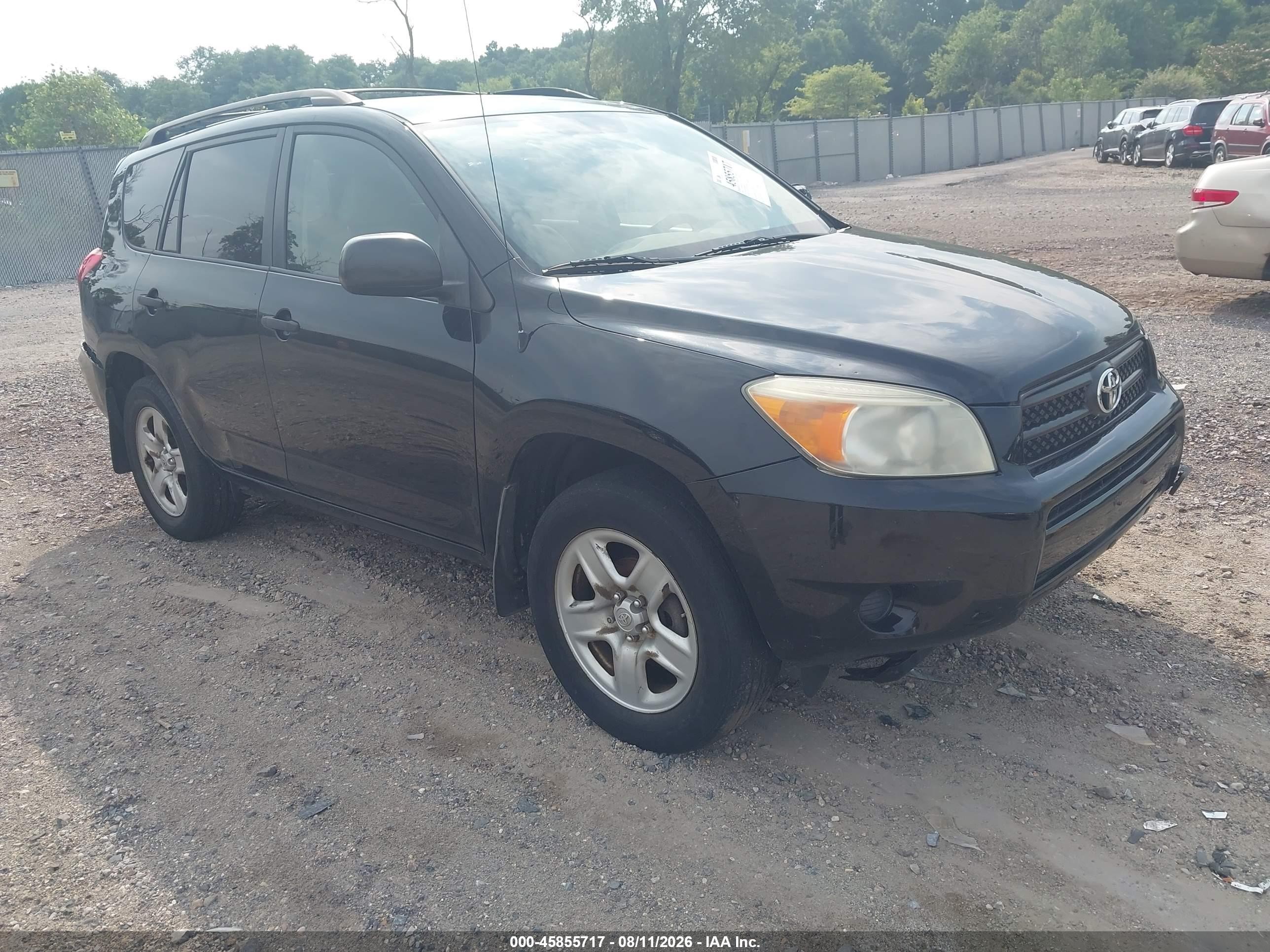 2007 Toyota Rav4   Black vin: JTMZD33V776038790