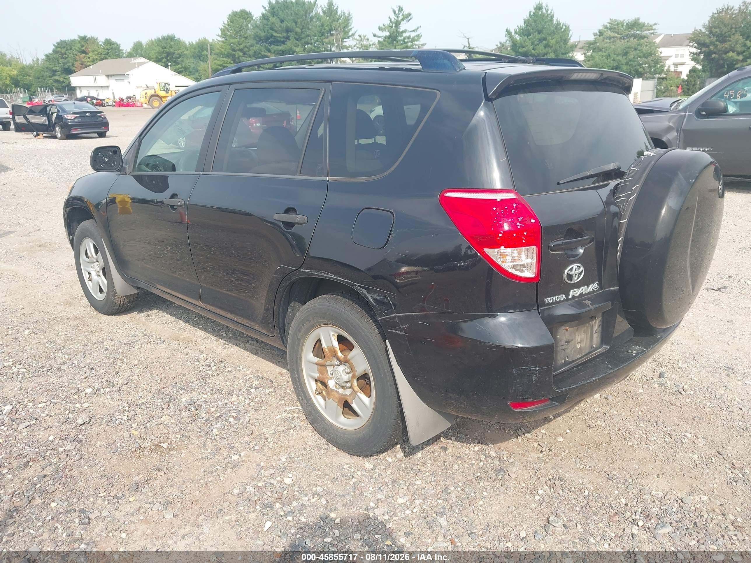 2007 Toyota Rav4   Black vin: JTMZD33V776038790