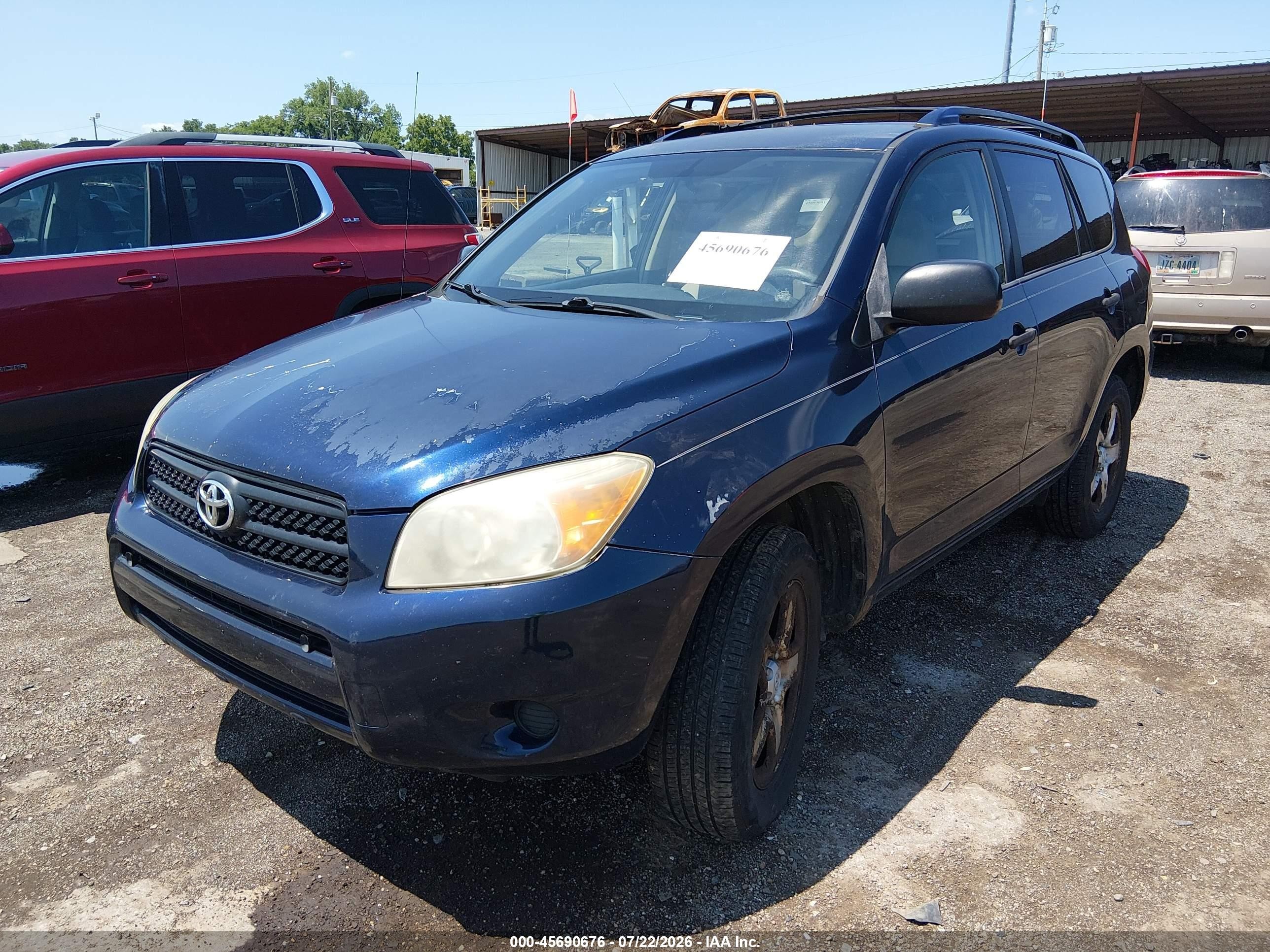 2007 Toyota Rav4   Синий vin: JTMZD33V776051846