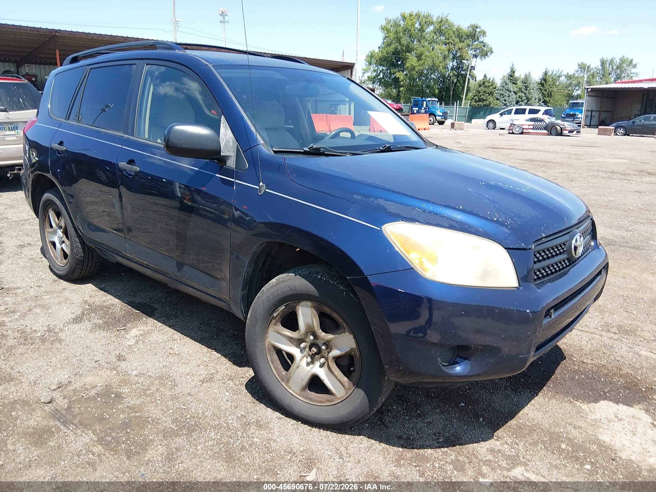 2007 Toyota Rav4   Blue vin: JTMZD33V776051846