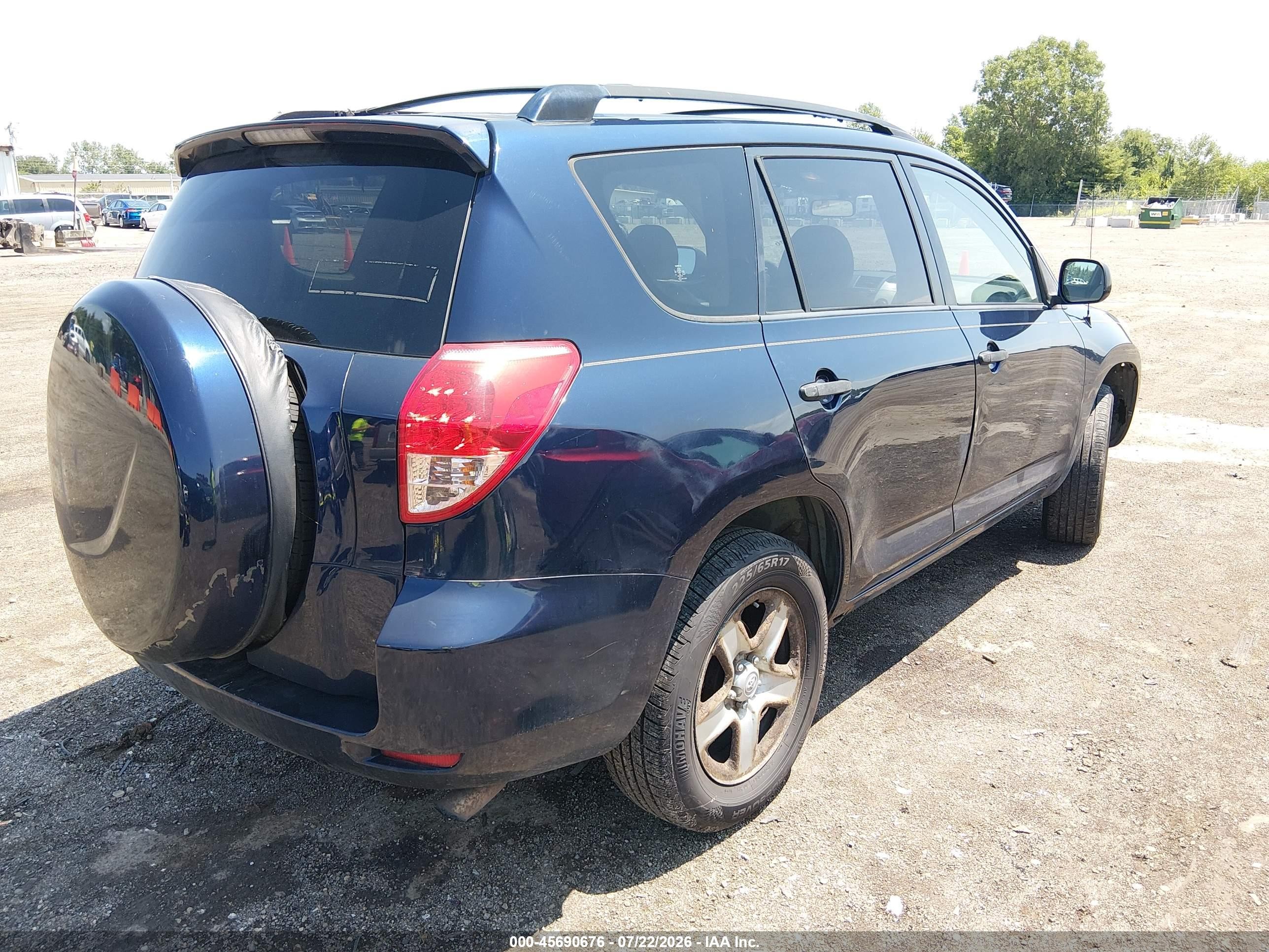 2007 Toyota Rav4   Синий vin: JTMZD33V776051846