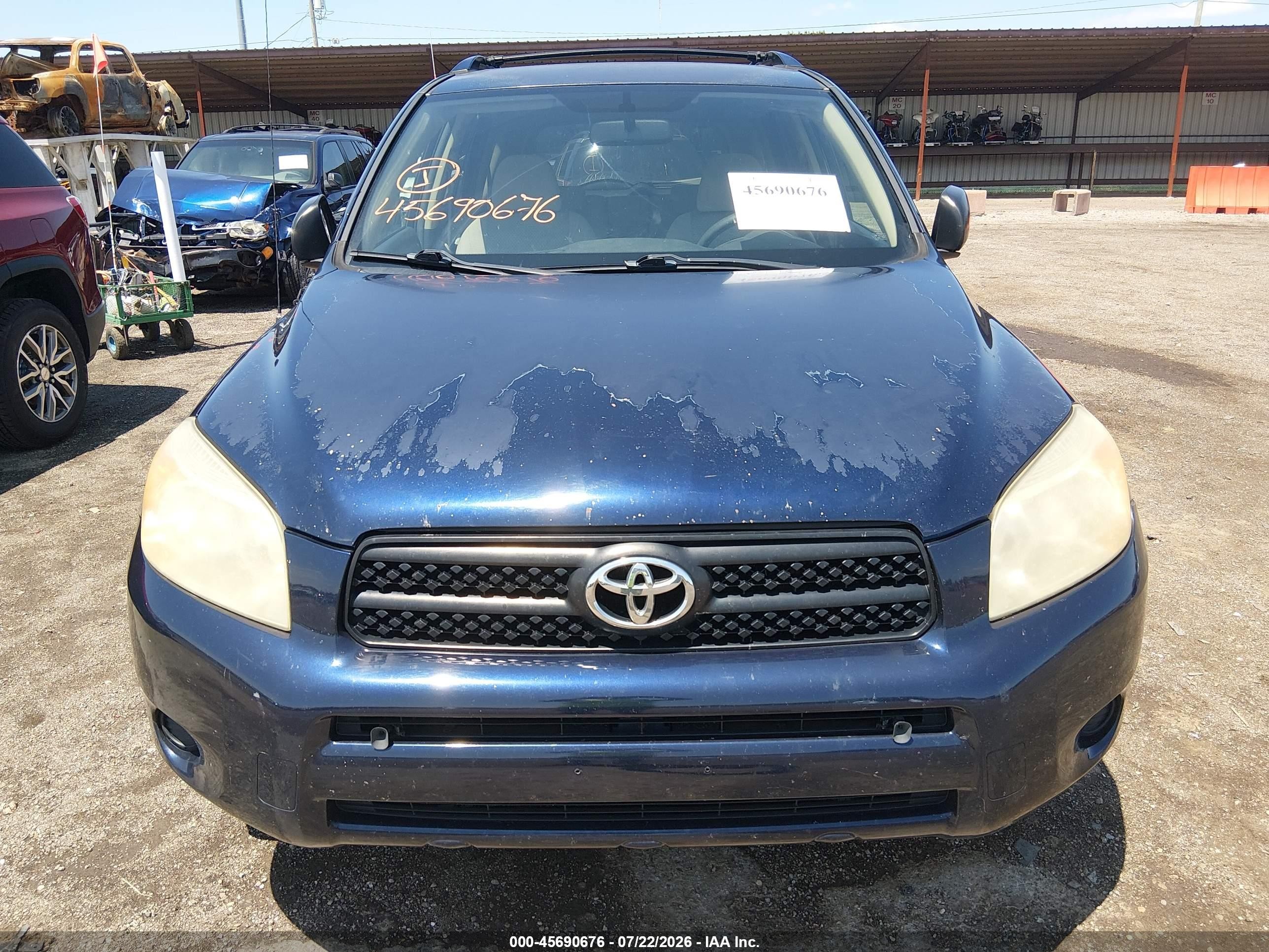 2007 Toyota Rav4   Синий vin: JTMZD33V776051846