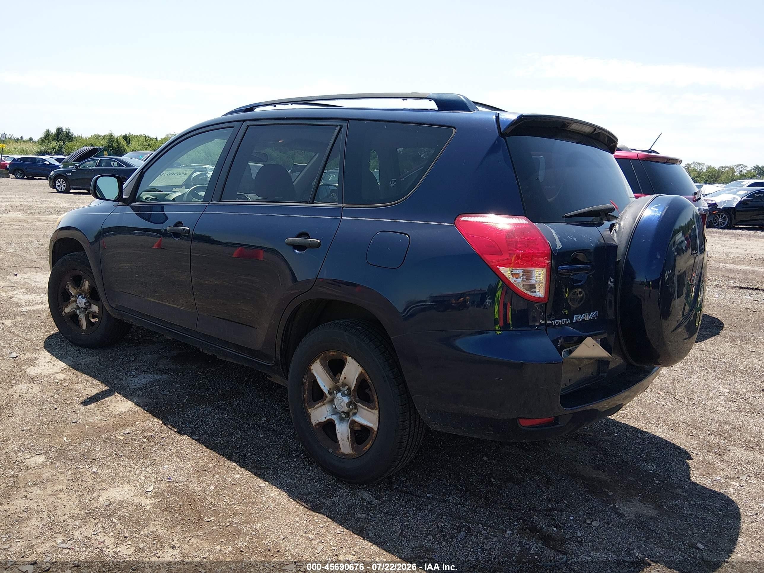 2007 Toyota Rav4   Синий vin: JTMZD33V776051846