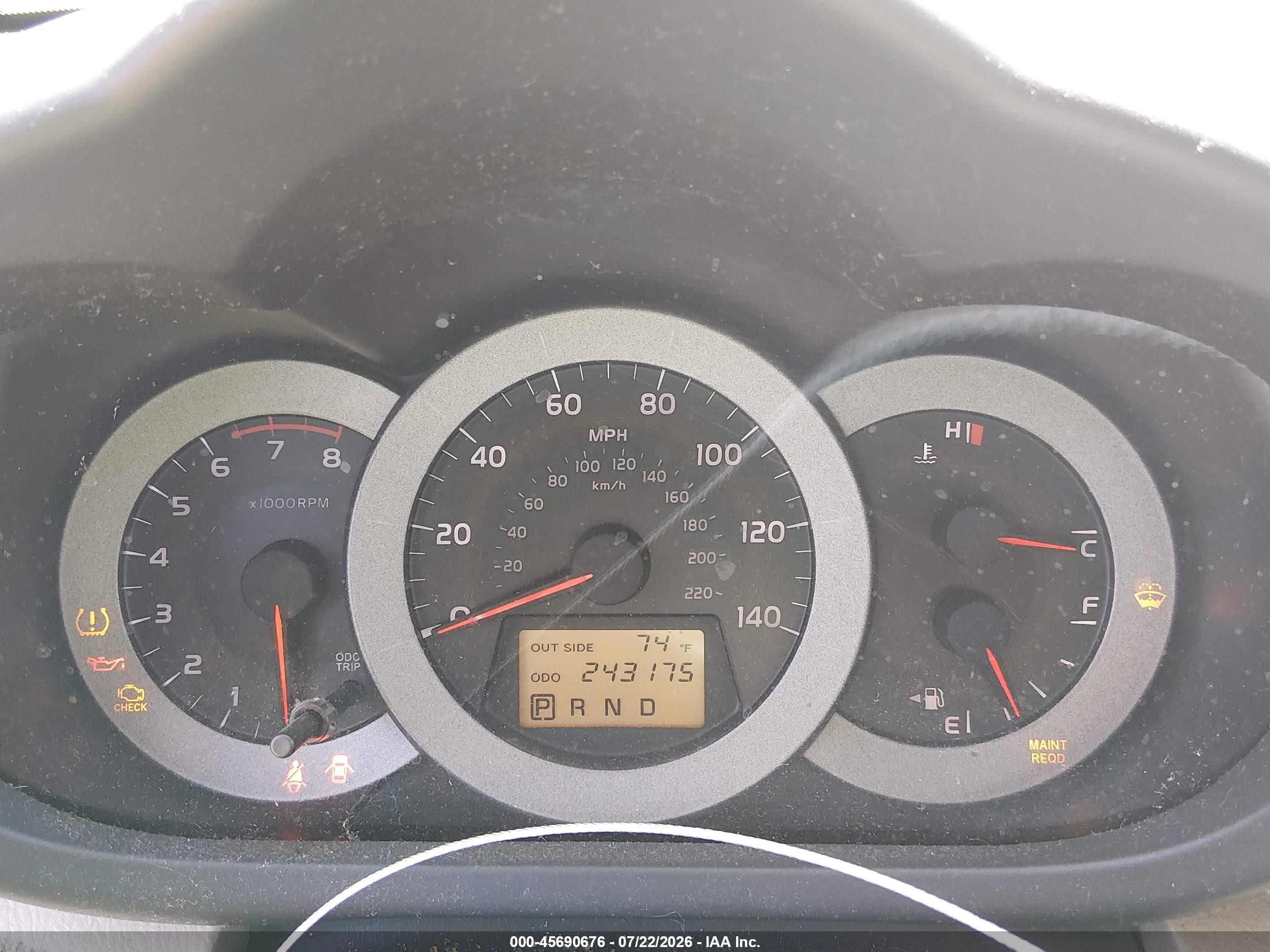 2007 Toyota Rav4   Синий vin: JTMZD33V776051846
