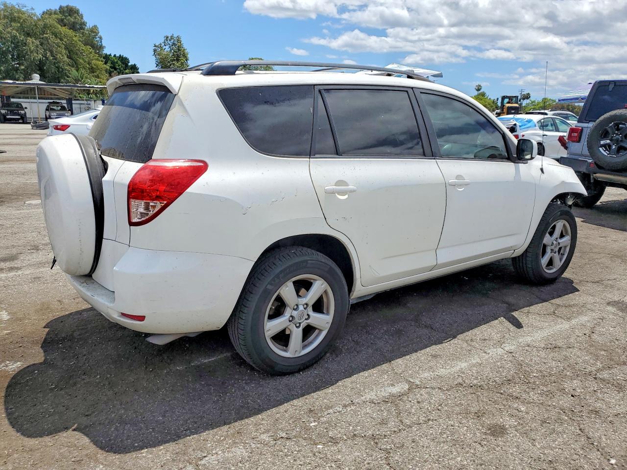 2008 Toyota Rav4 Base White vin: JTMZD33V785078410