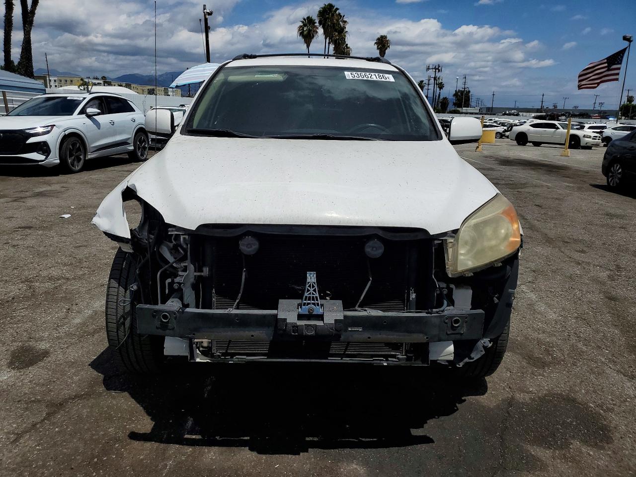 2008 Toyota Rav4 Base White vin: JTMZD33V785078410