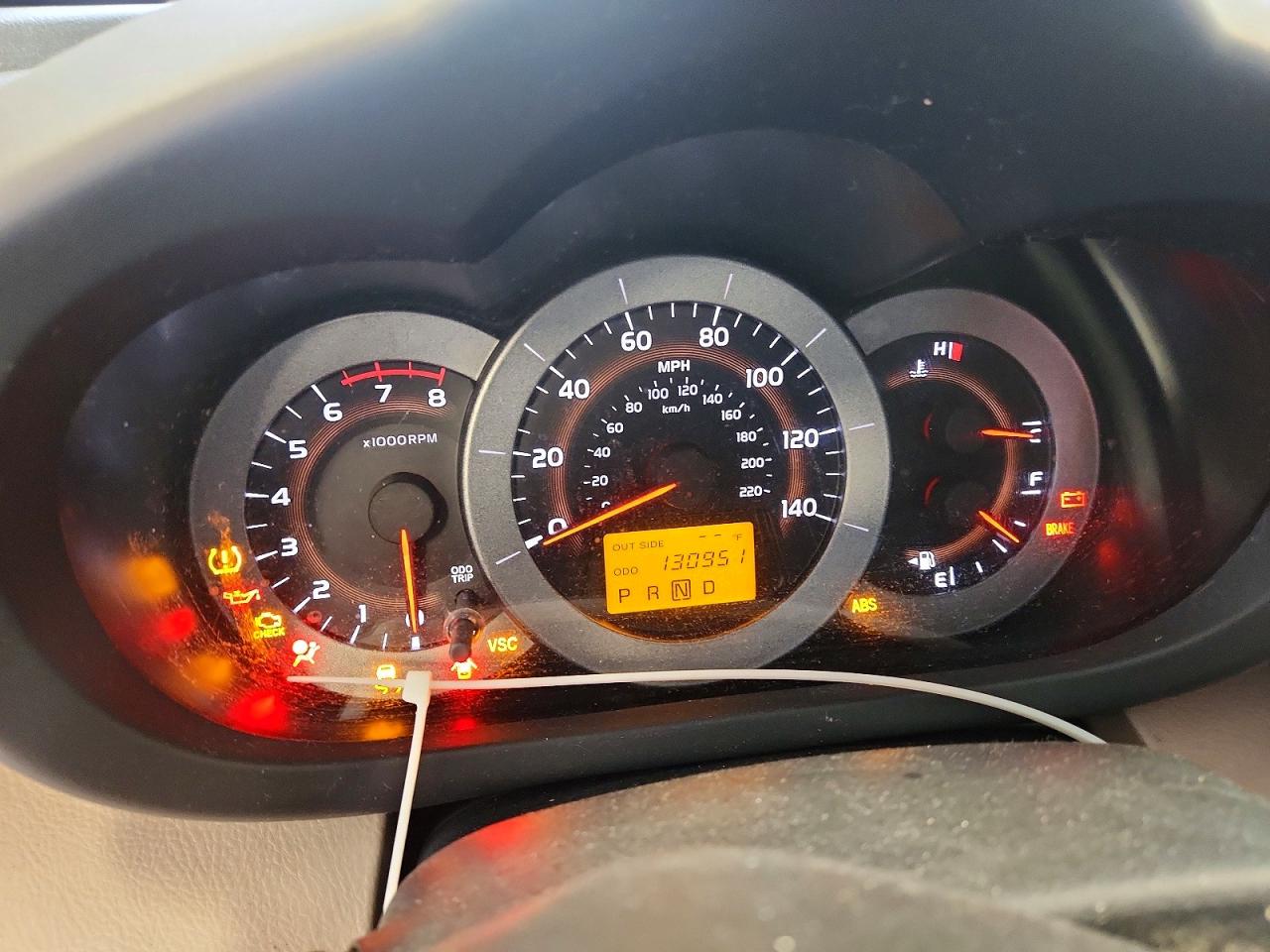 2008 Toyota Rav4 Base Черный vin: JTMZD33V785090945