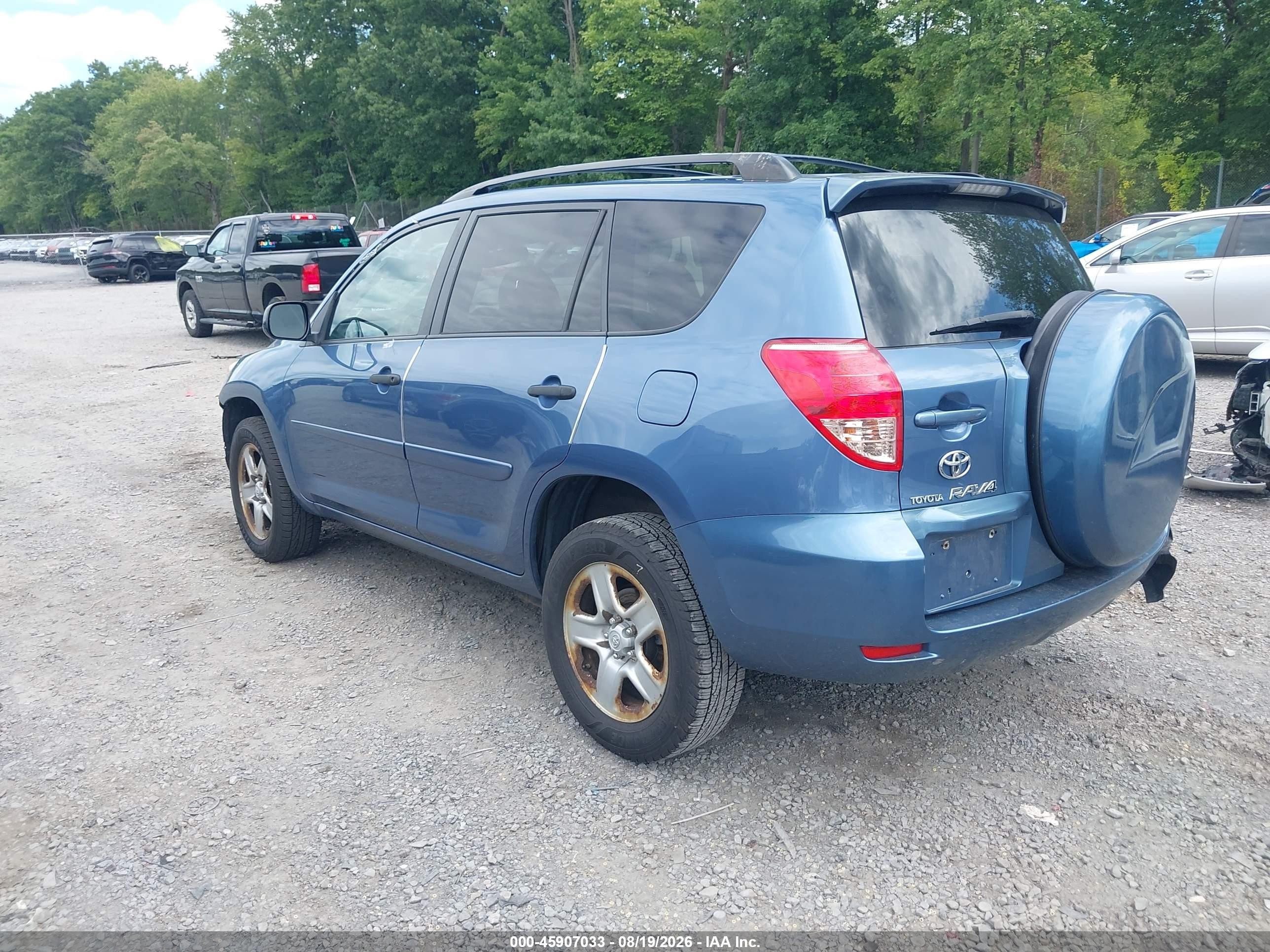 2008 Toyota Rav4   Blue vin: JTMZD33V785101541