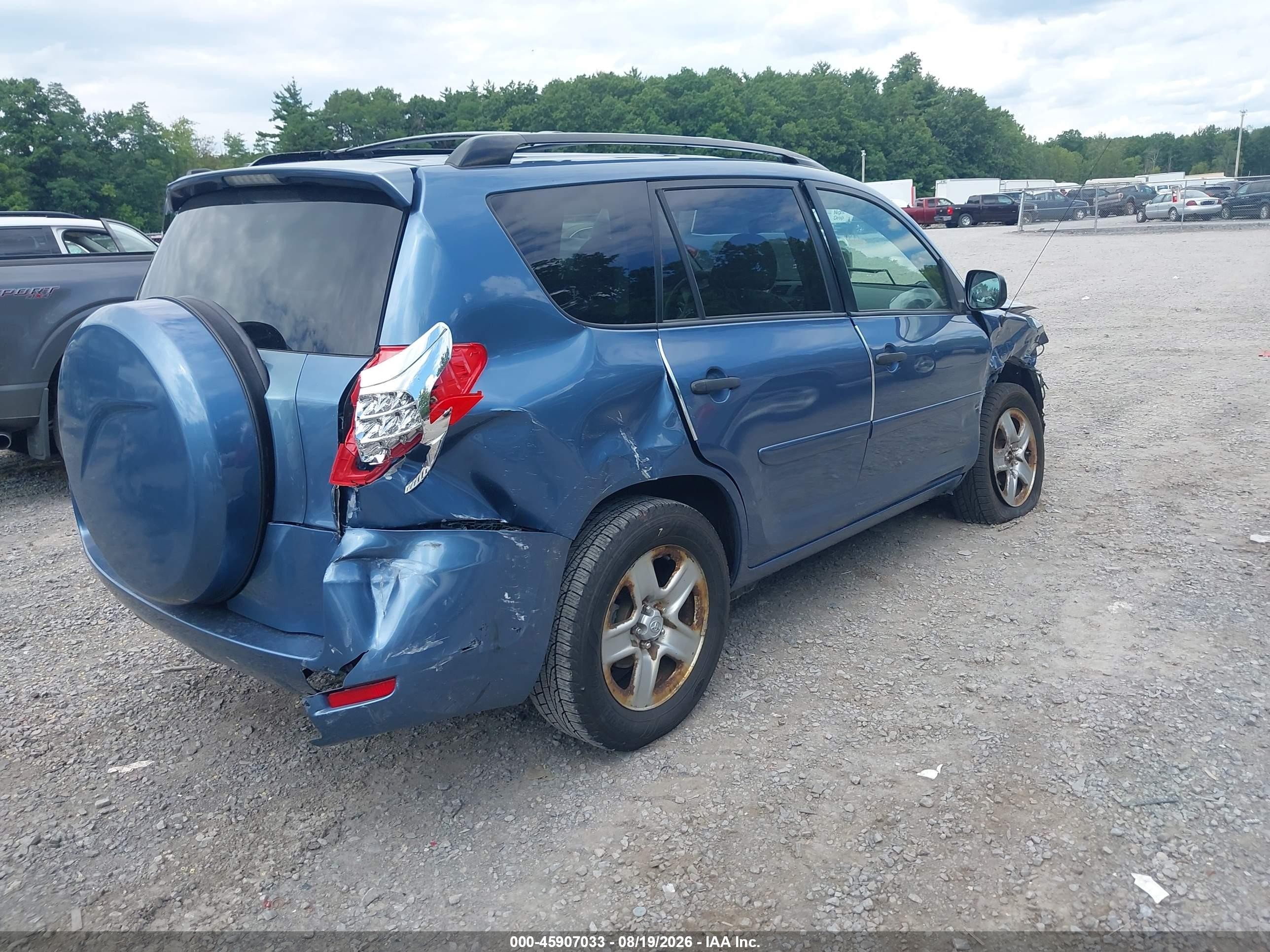 2008 Toyota Rav4   Blue vin: JTMZD33V785101541