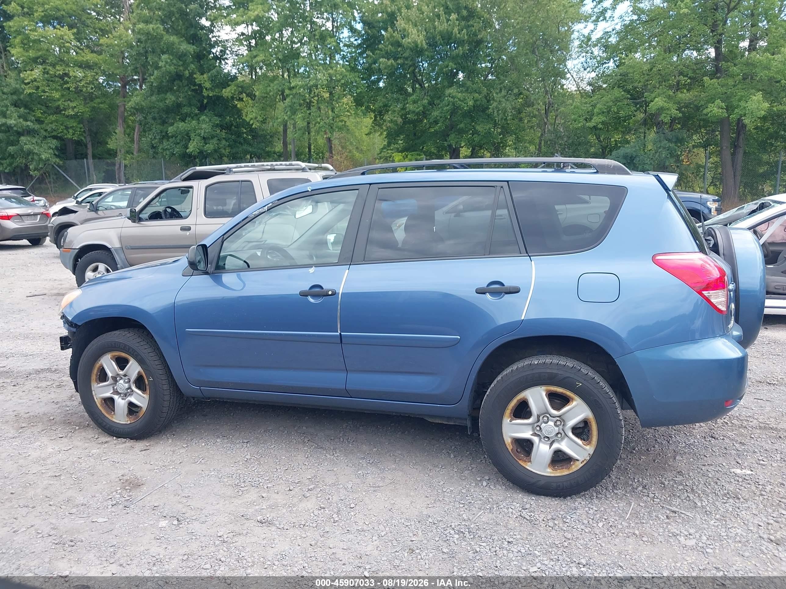 2008 Toyota Rav4   Blue vin: JTMZD33V785101541