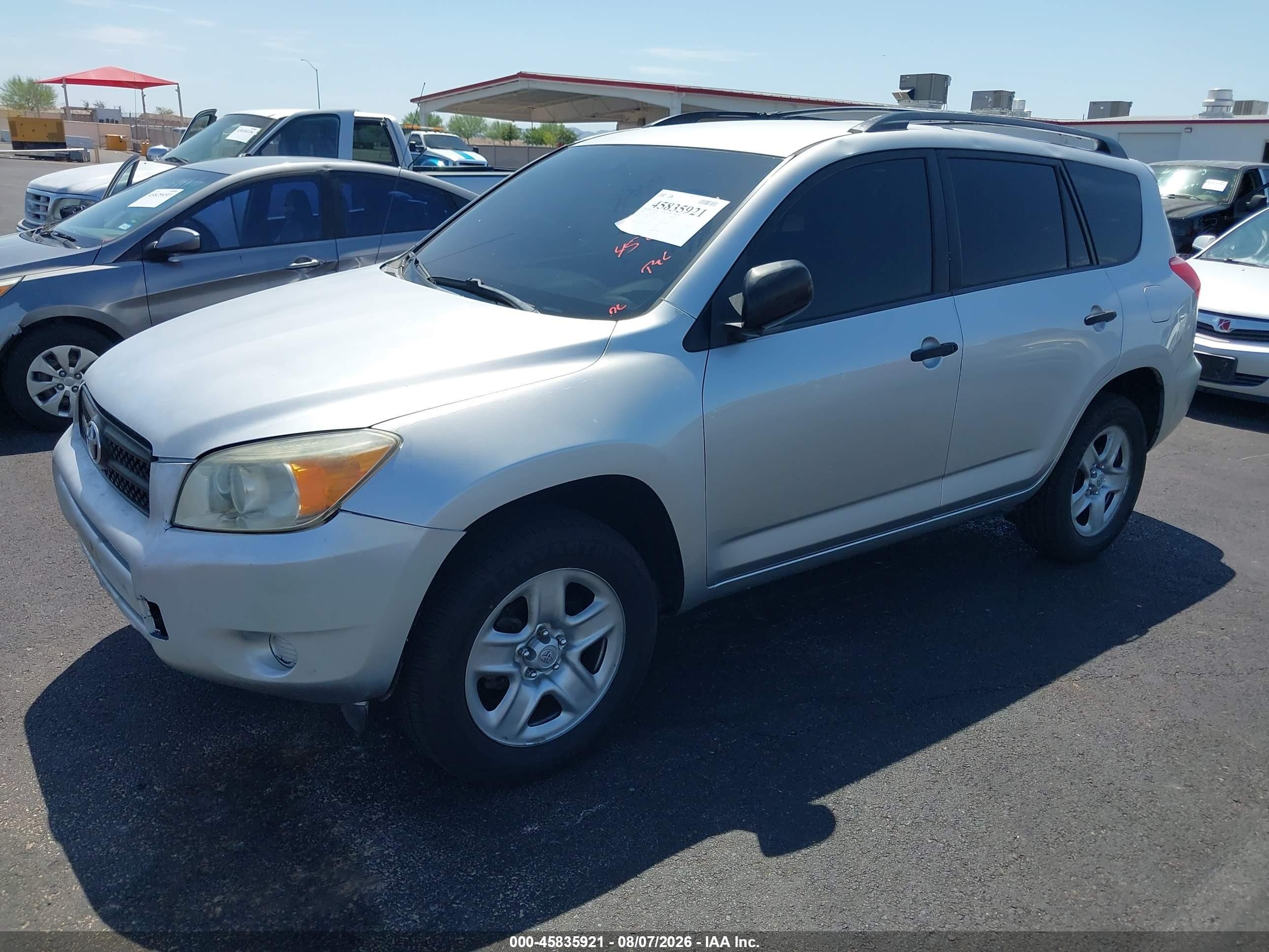 2008 Toyota Rav4   Silver vin: JTMZD33V785106545