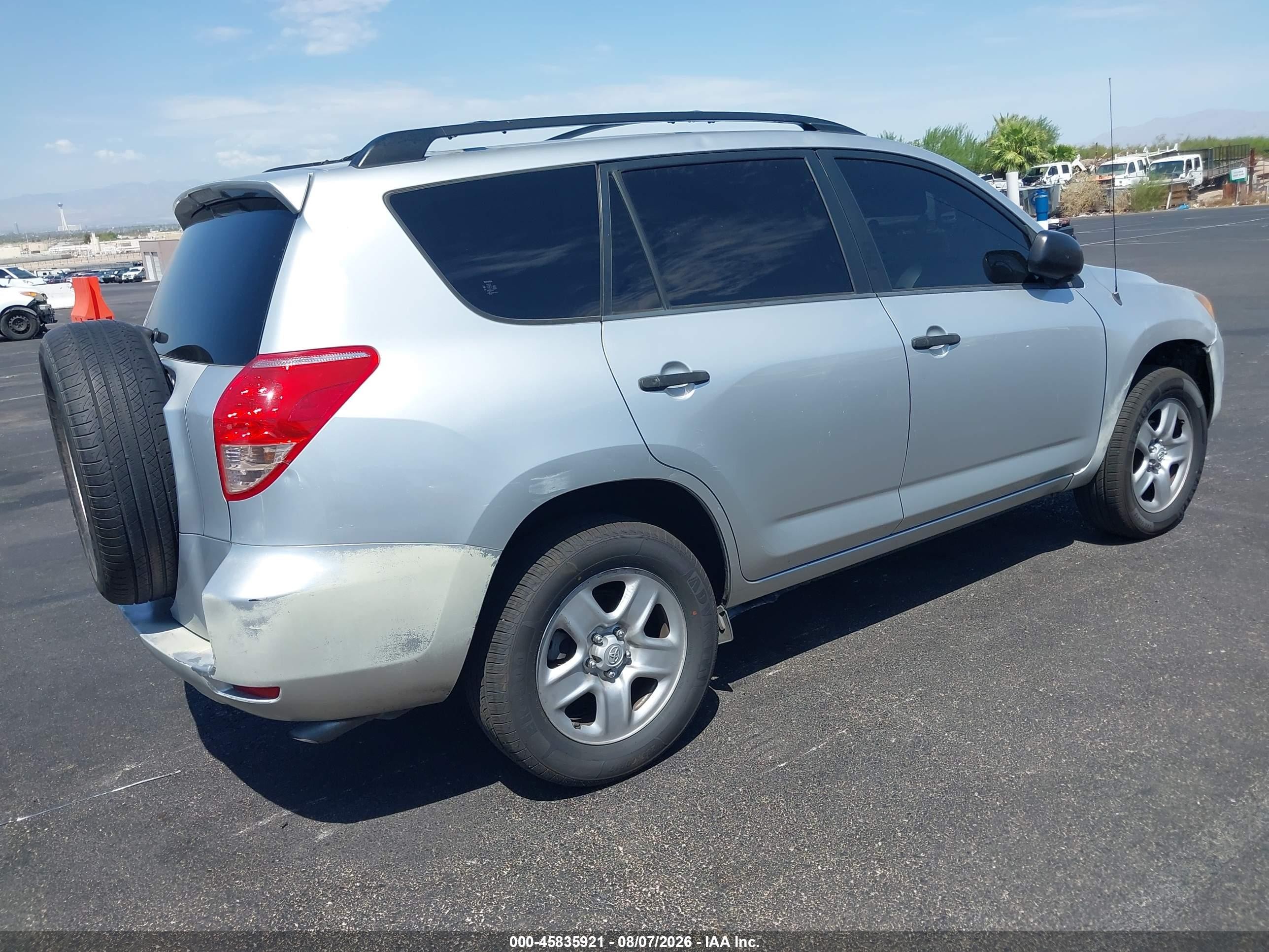 2008 Toyota Rav4   Silver vin: JTMZD33V785106545