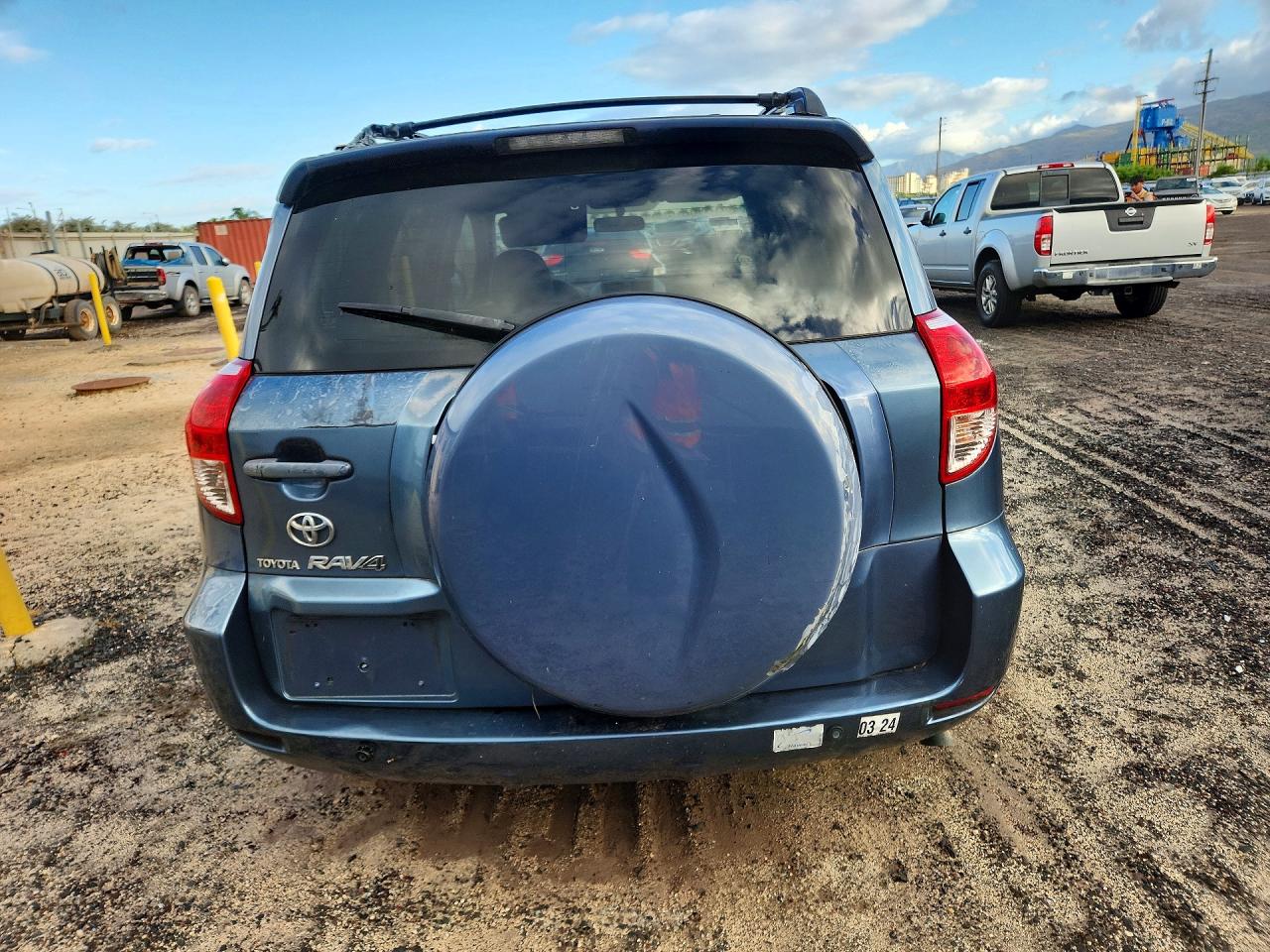 2008 Toyota Rav4 Base Blue vin: JTMZD33V786055753