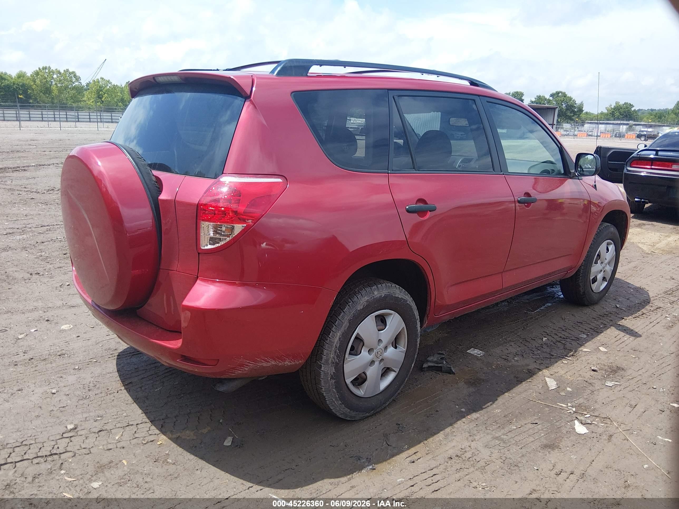 2008 Toyota Rav4 Red vin: JTMZD33V786061360