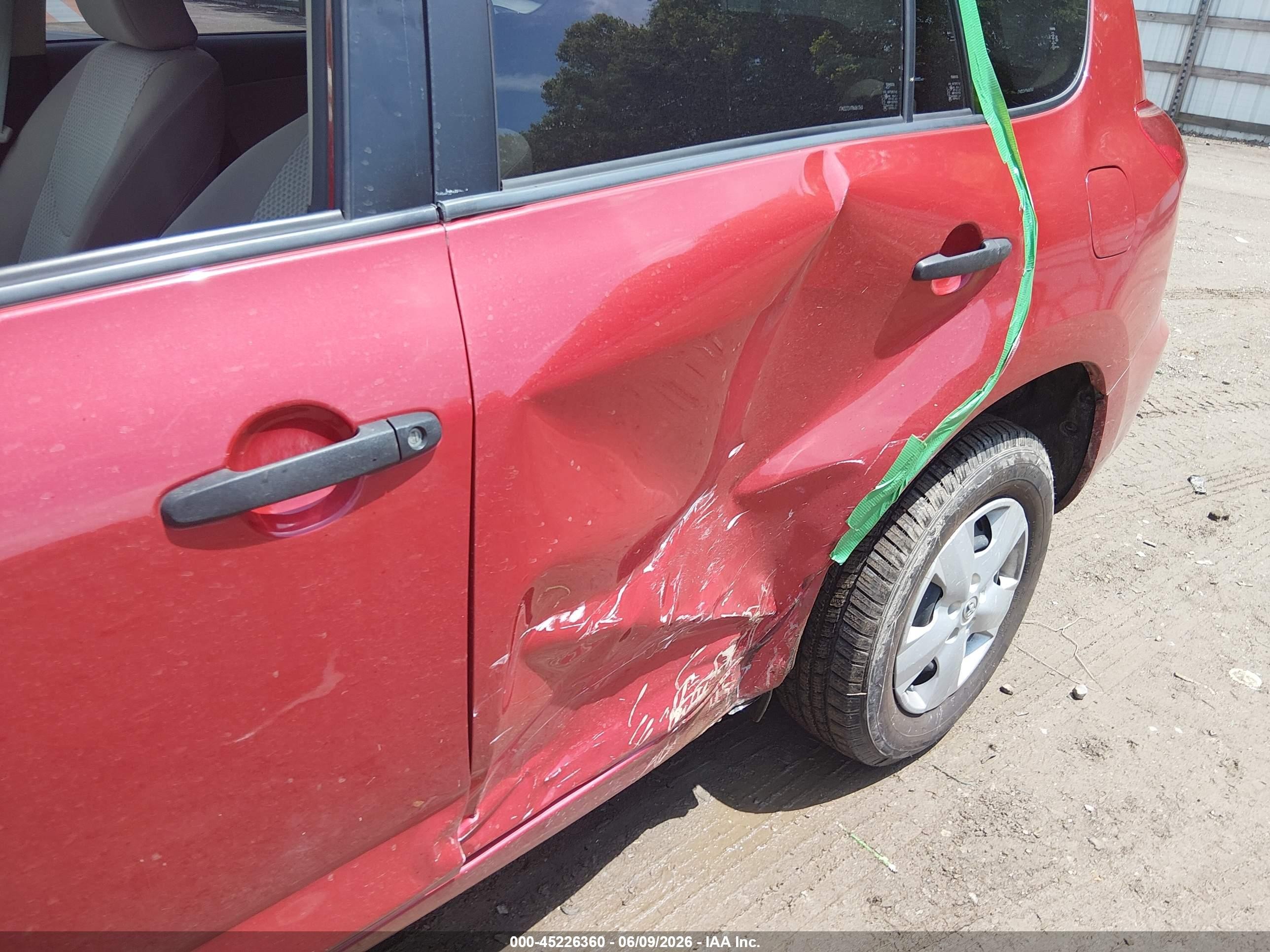 2008 Toyota Rav4 Red vin: JTMZD33V786061360