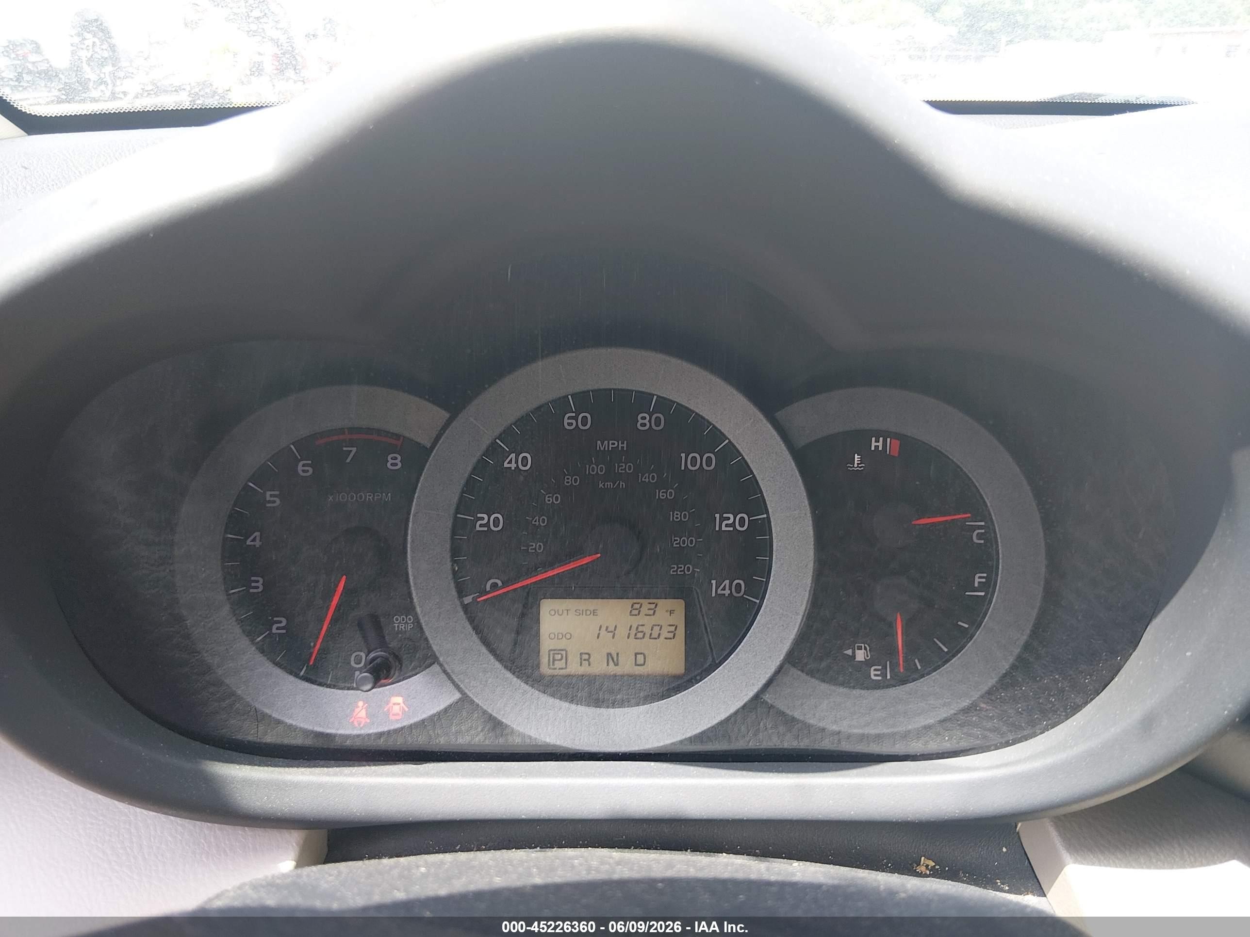 2008 Toyota Rav4 Red vin: JTMZD33V786061360