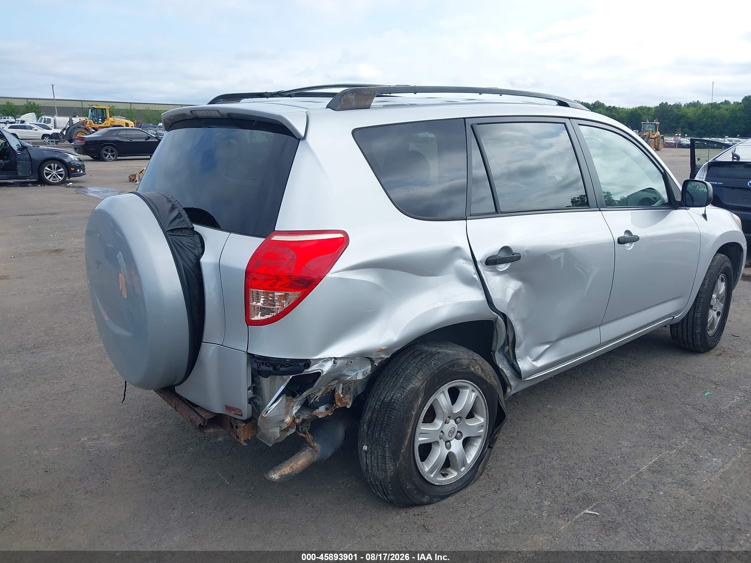 2008 Toyota Rav4 Silver vin: JTMZD33V786071239