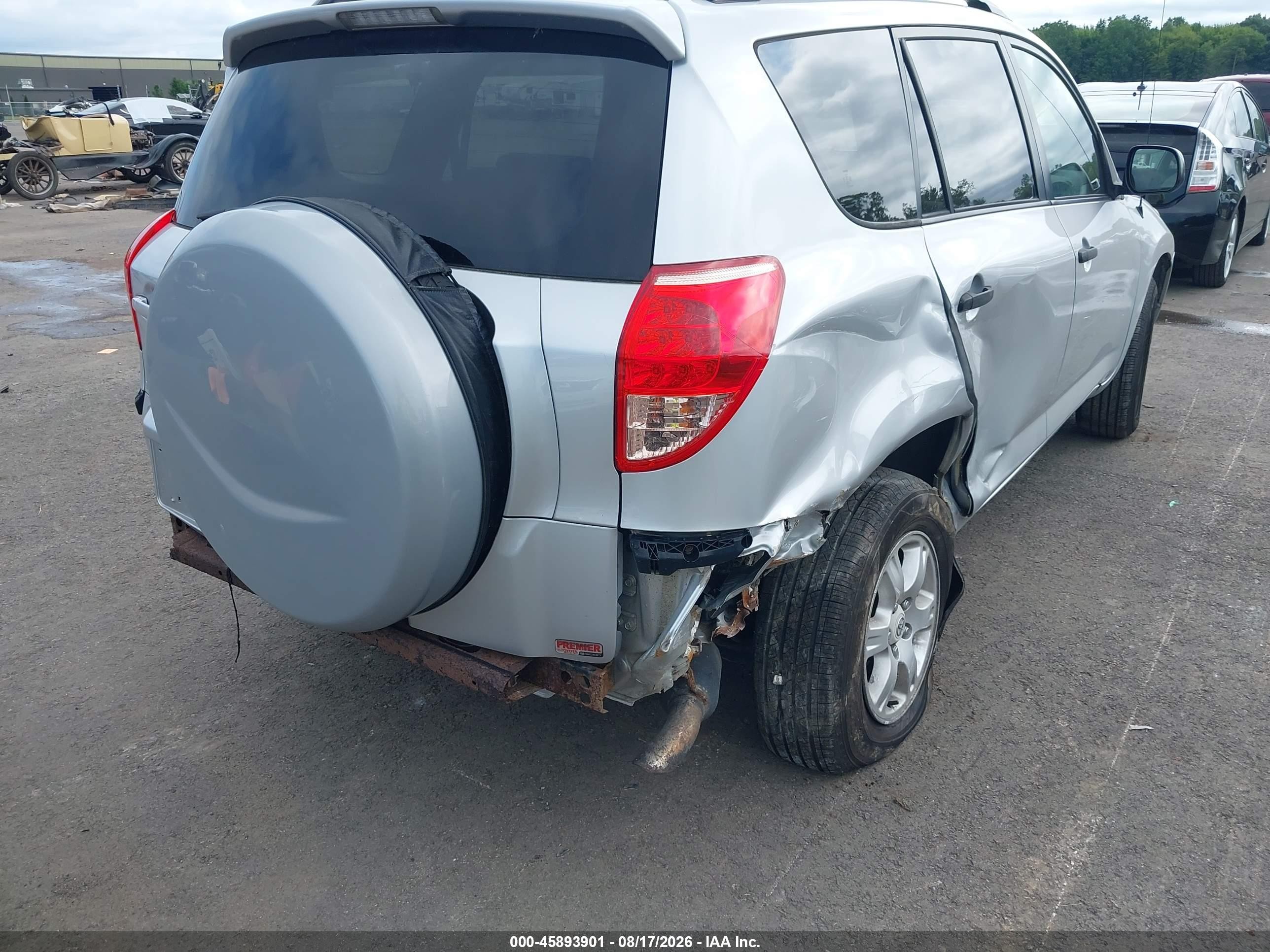 2008 Toyota Rav4 Silver vin: JTMZD33V786071239