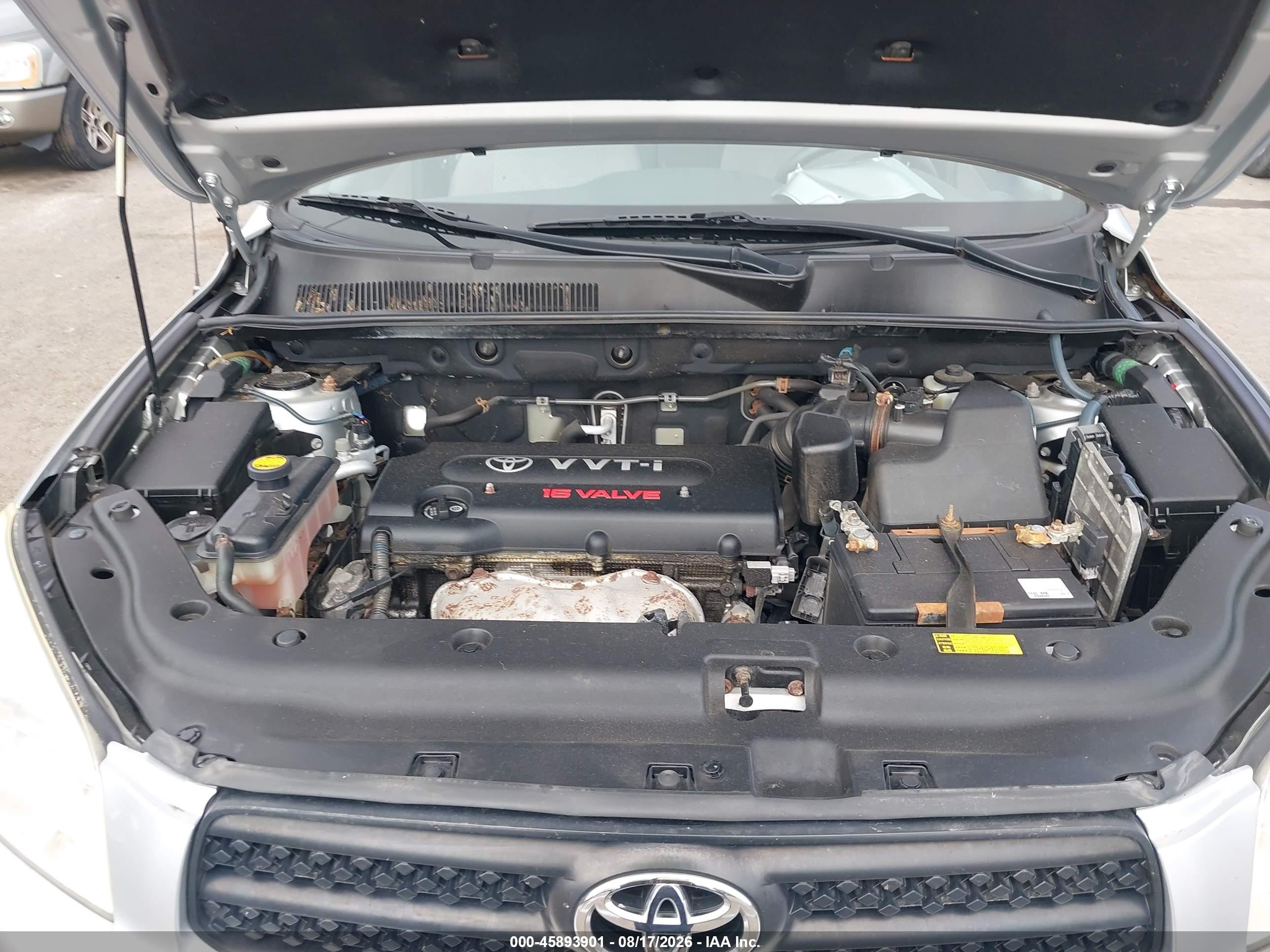 2008 Toyota Rav4 Silver vin: JTMZD33V786071239