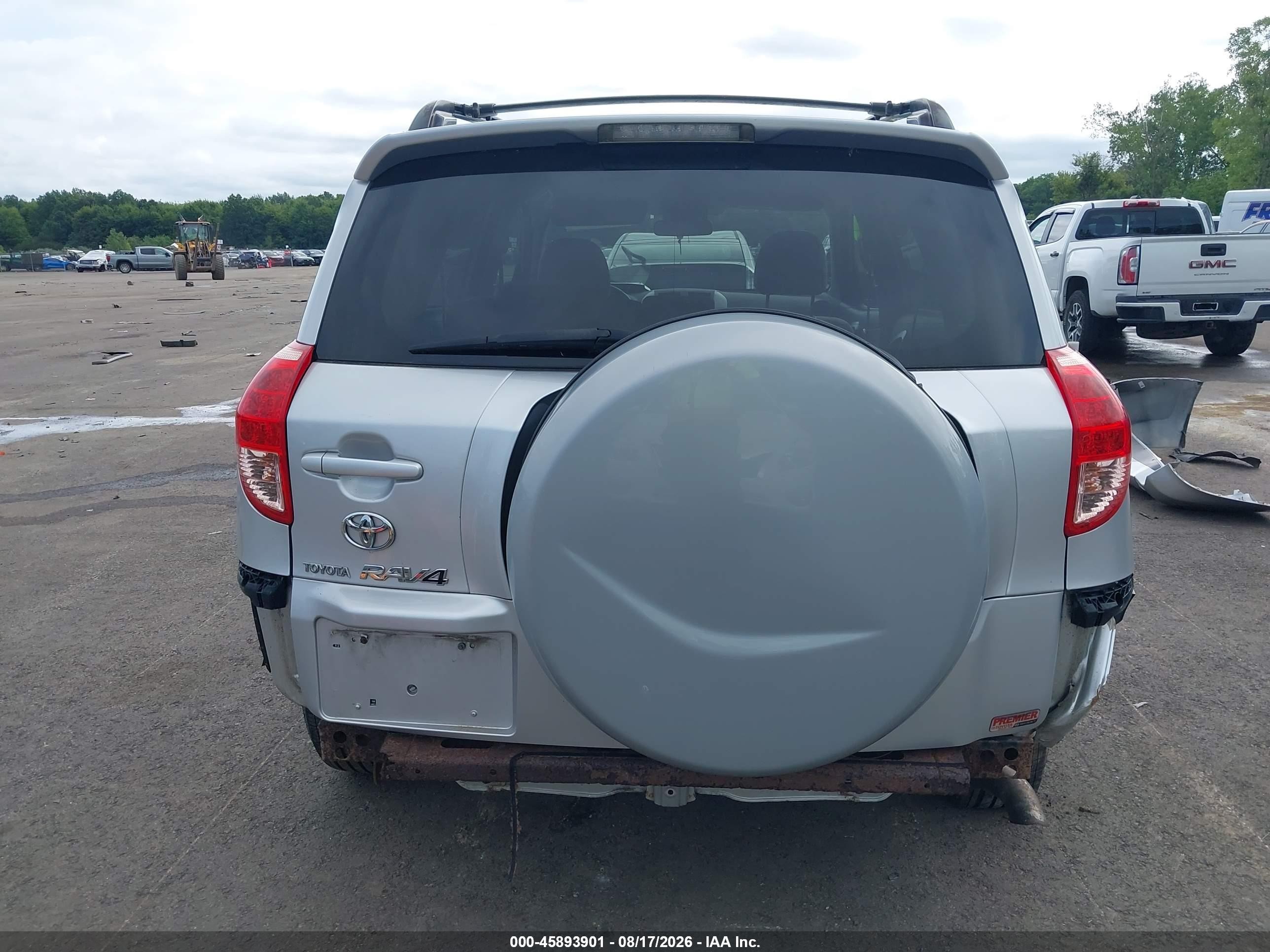 2008 Toyota Rav4 Silver vin: JTMZD33V786071239