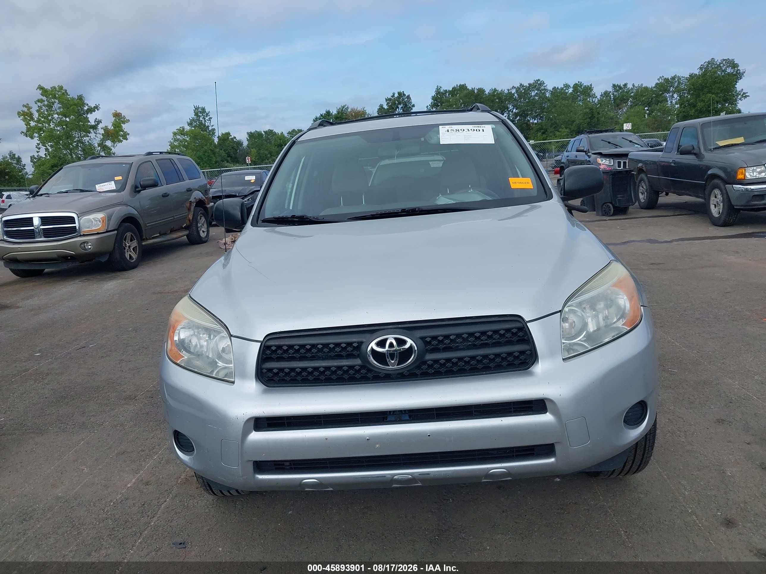 2008 Toyota Rav4 Silver vin: JTMZD33V786071239
