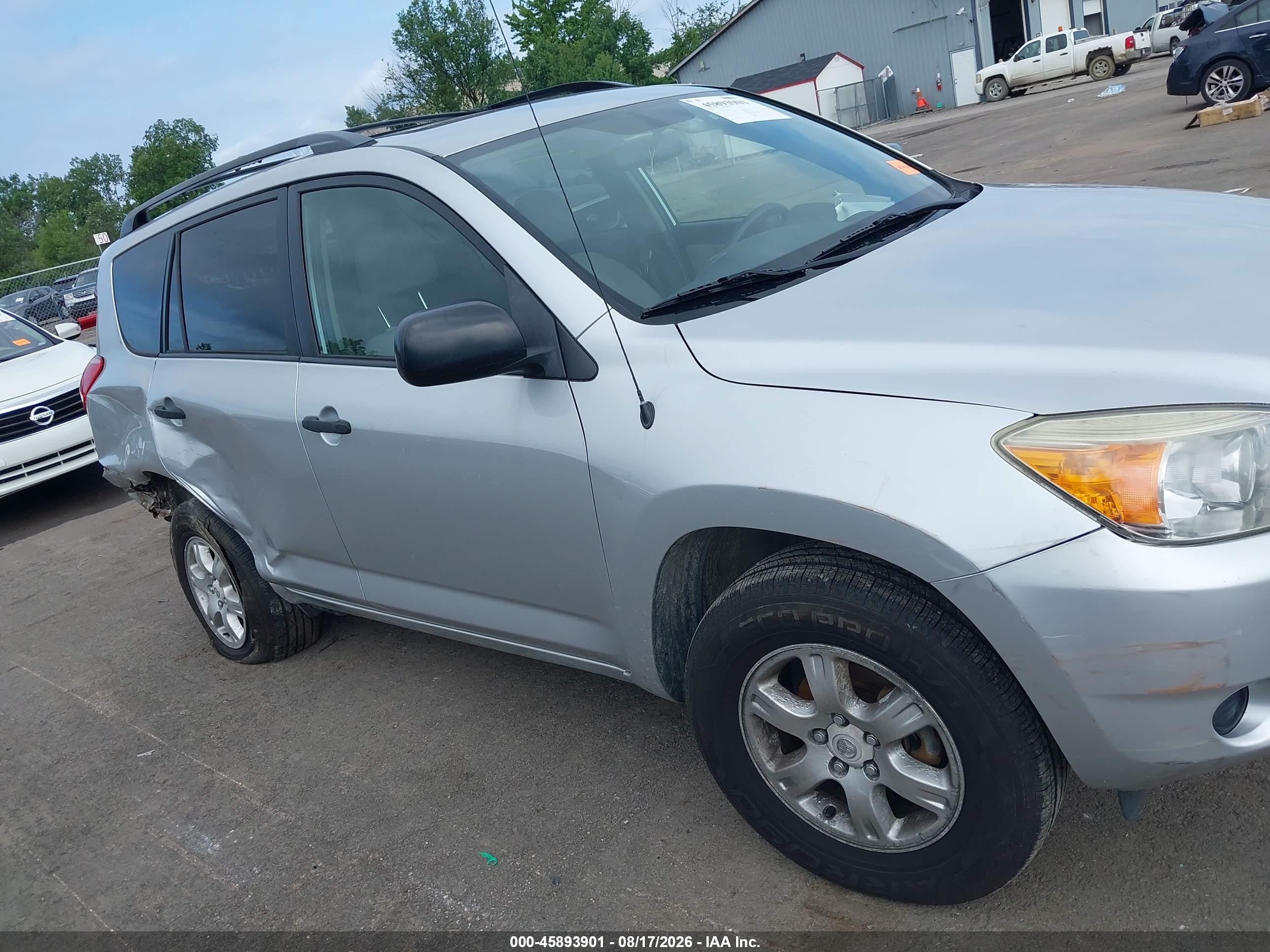 2008 Toyota Rav4 Silver vin: JTMZD33V786071239