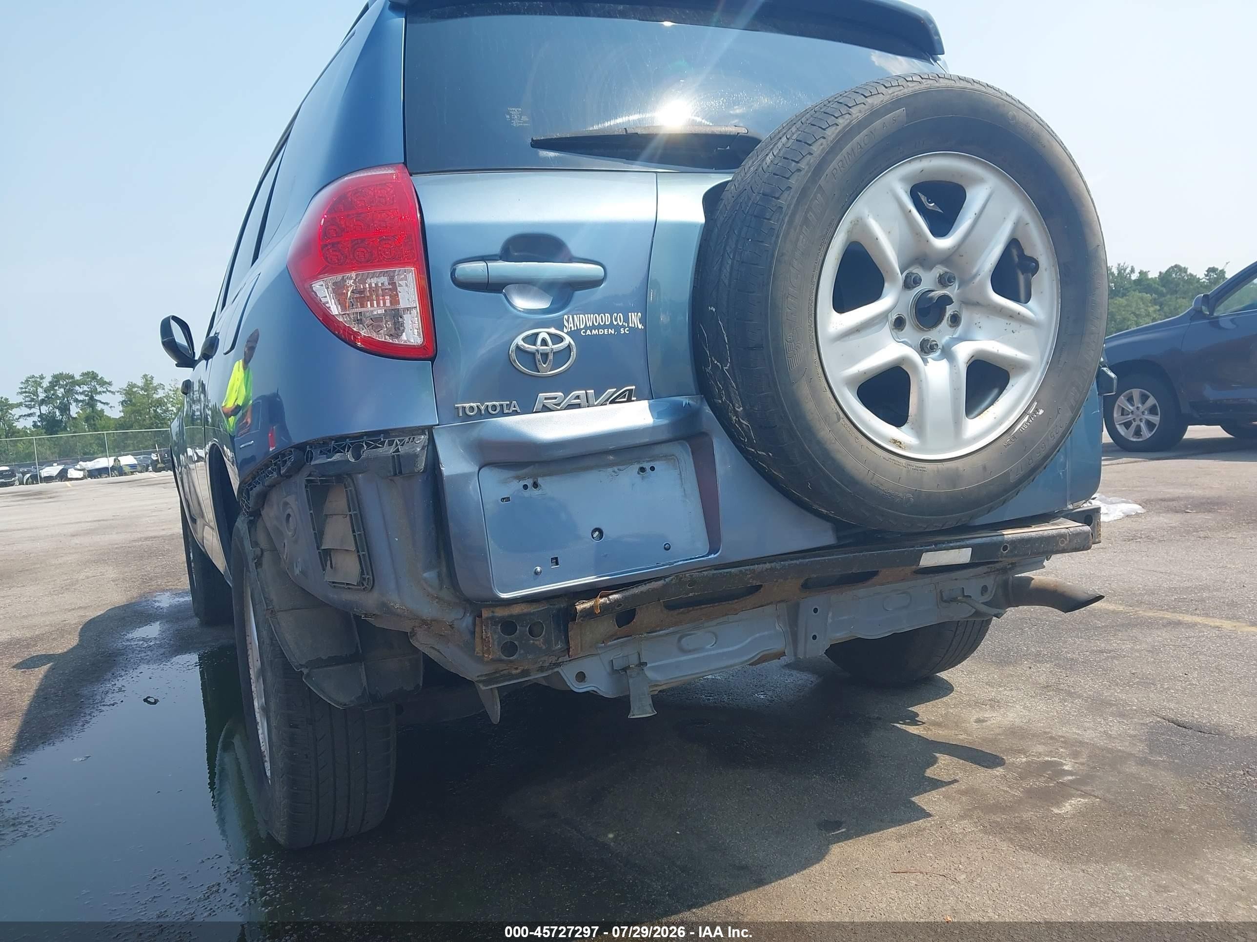2008 Toyota Rav4   Blue vin: JTMZD33V786074142