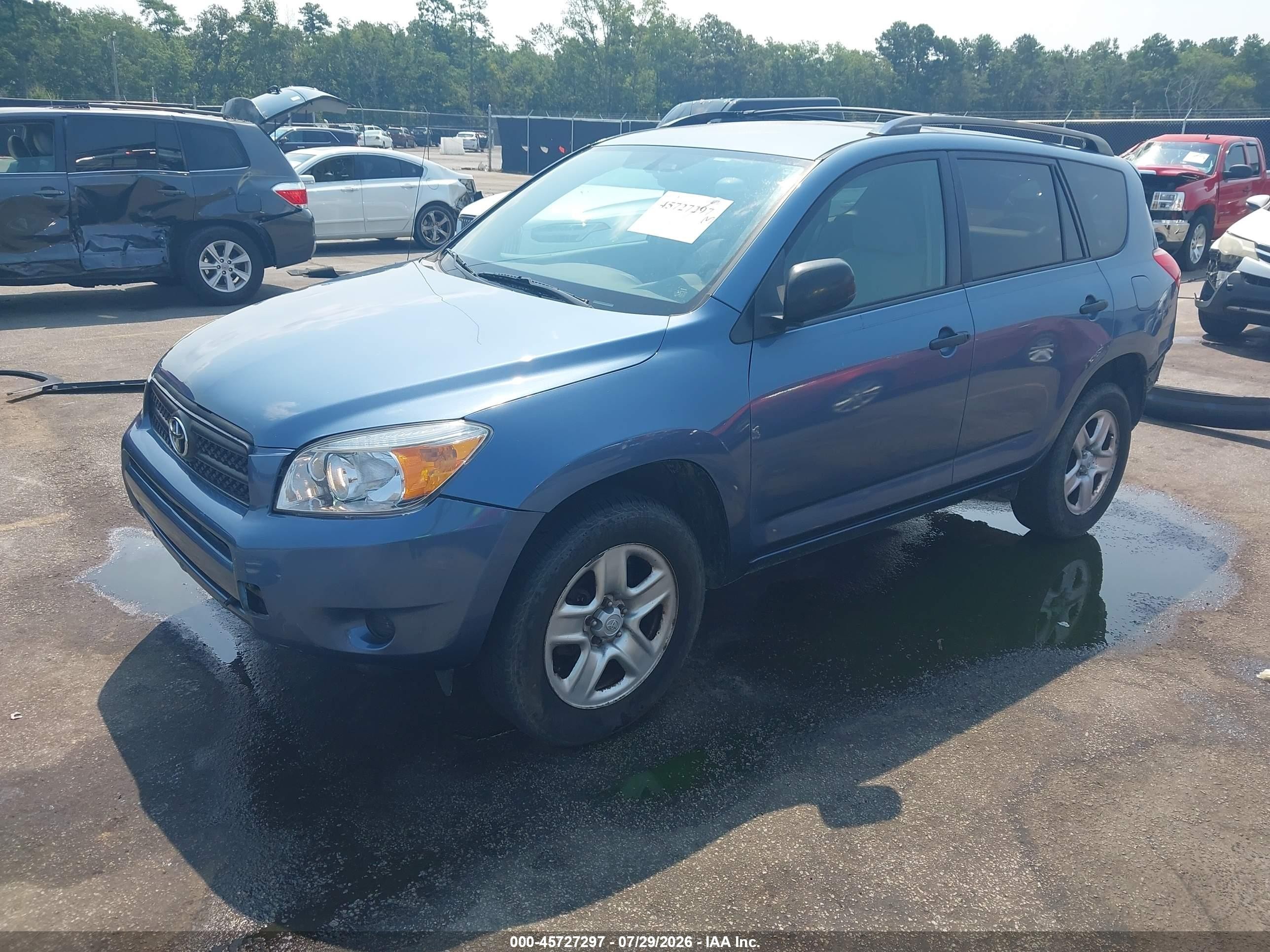 2008 Toyota Rav4   Blue vin: JTMZD33V786074142