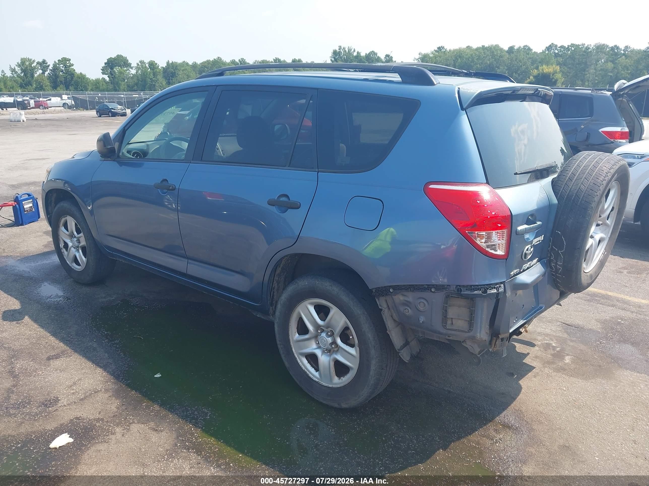 2008 Toyota Rav4   Blue vin: JTMZD33V786074142