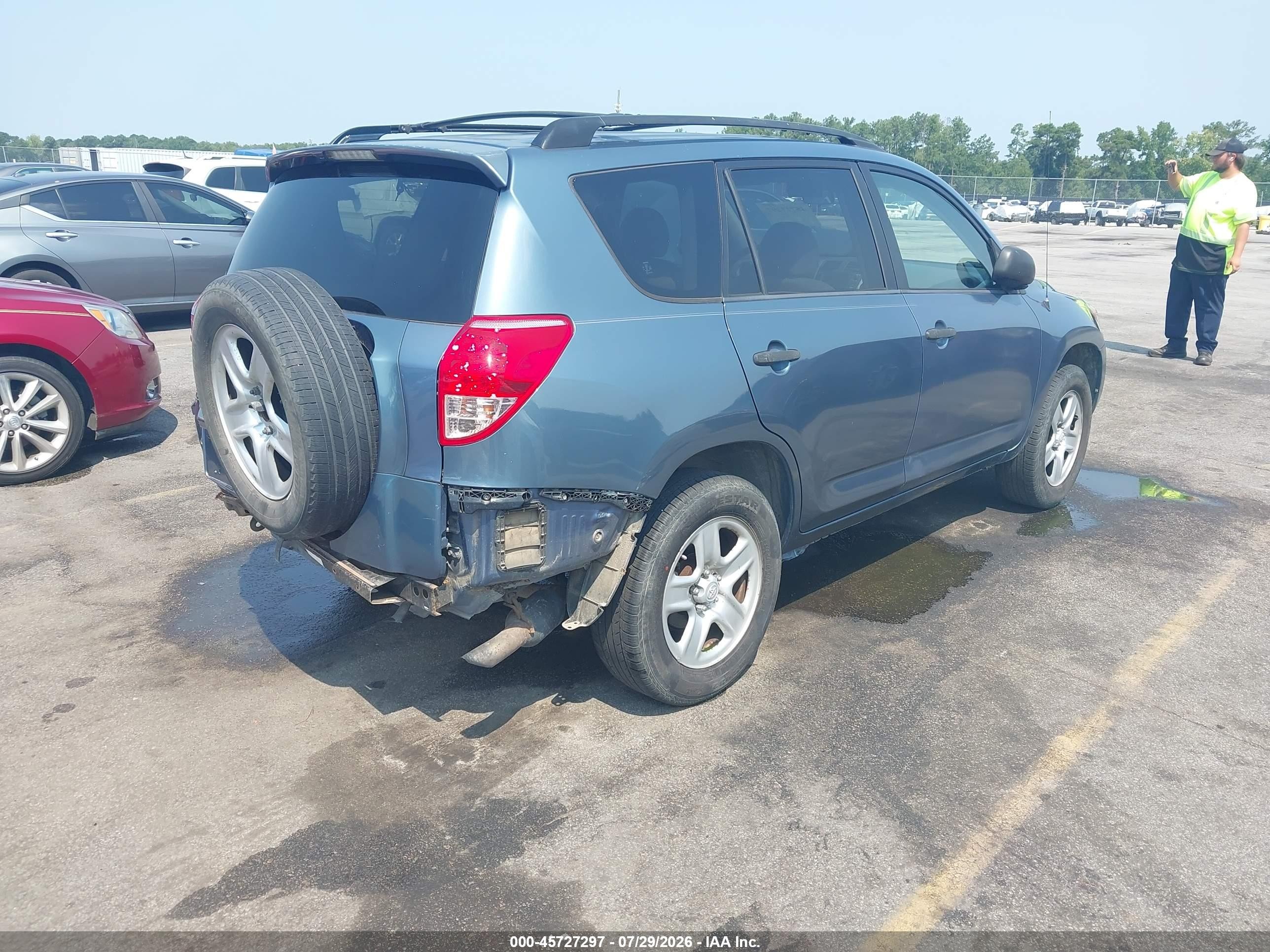 2008 Toyota Rav4   Blue vin: JTMZD33V786074142