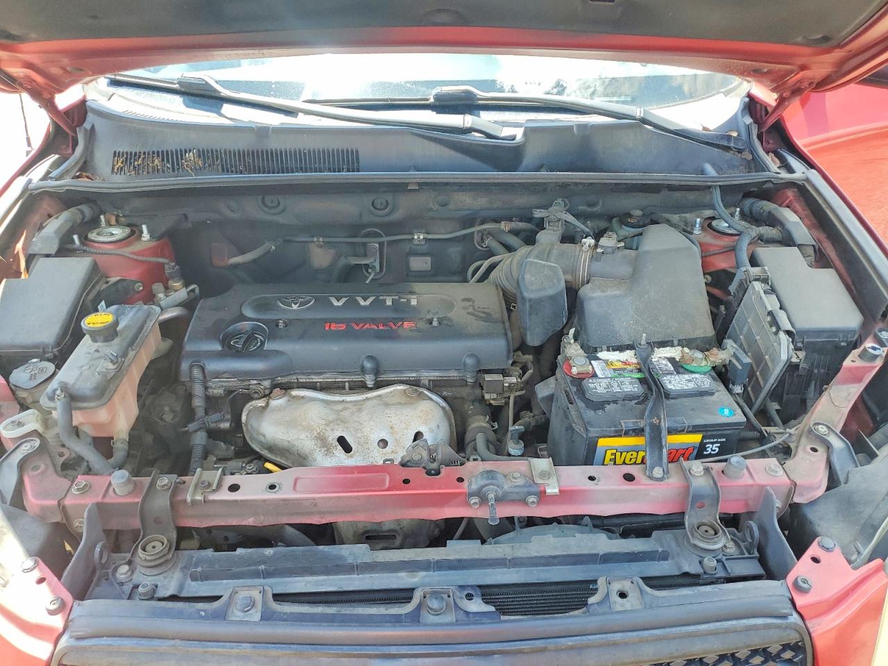 2006 Toyota Rav4 Base Red vin: JTMZD33V865000375