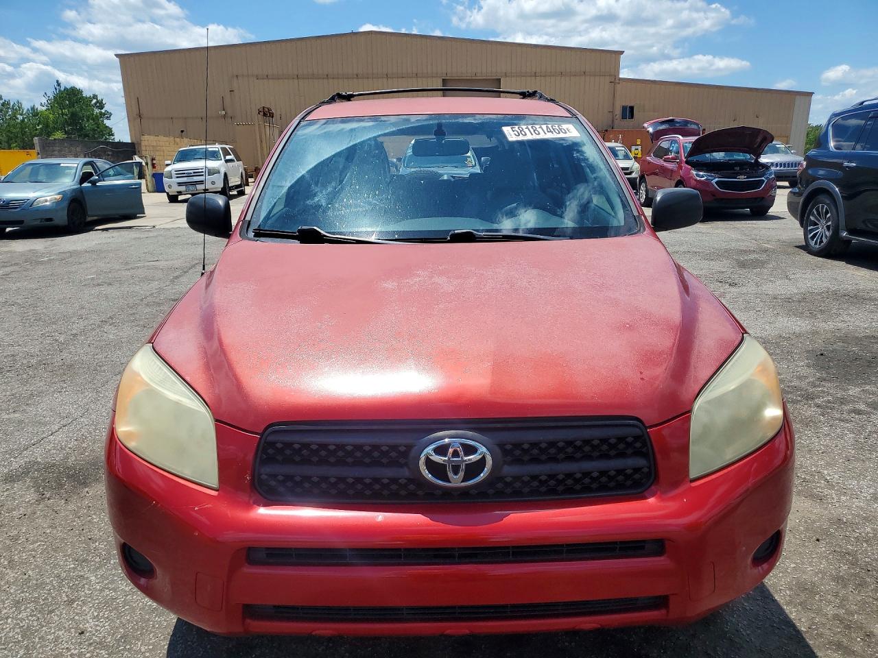 2006 Toyota Rav4 Base Red vin: JTMZD33V865000375