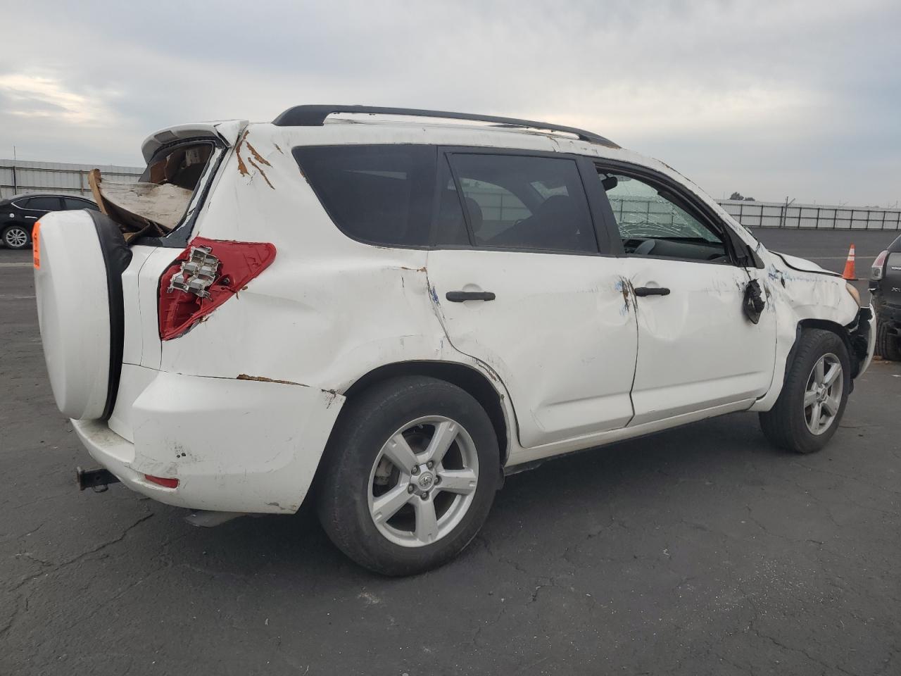 2007 Toyota Rav4 White vin: JTMZD33V875033555