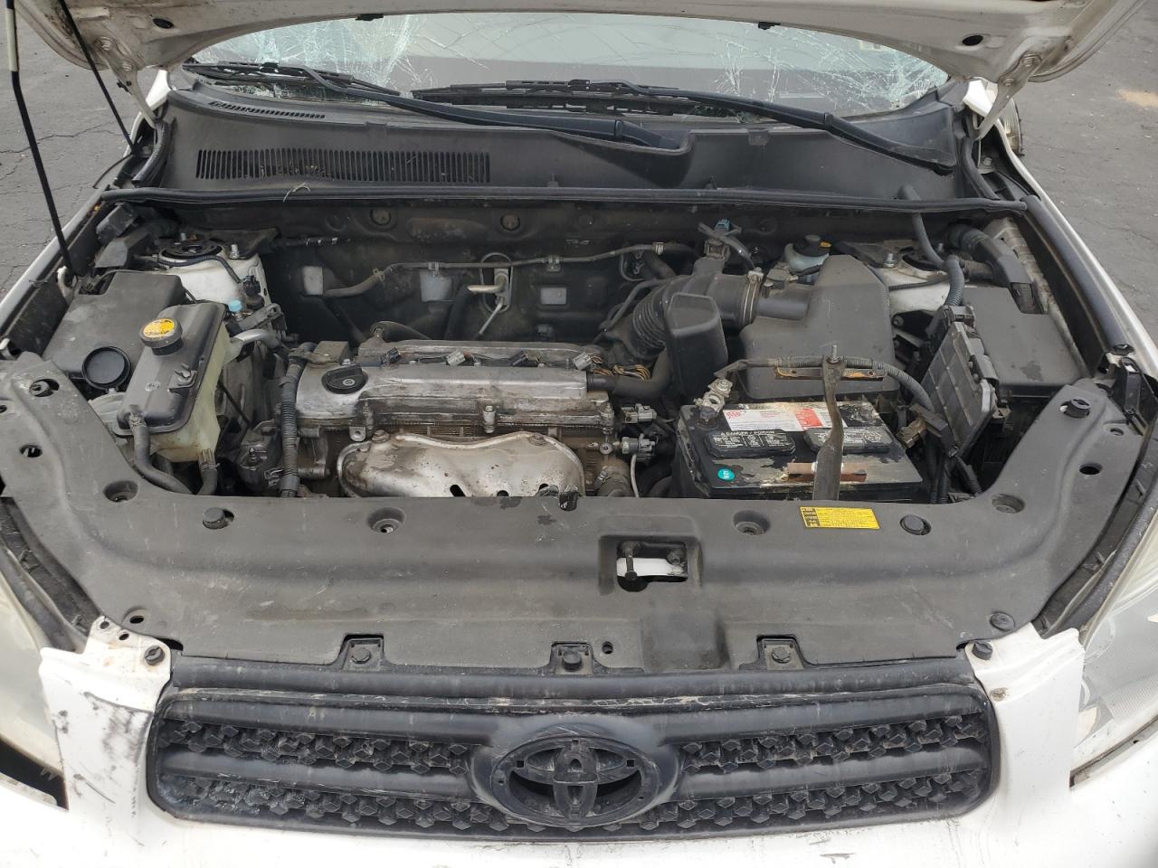 2007 Toyota Rav4 White vin: JTMZD33V875033555