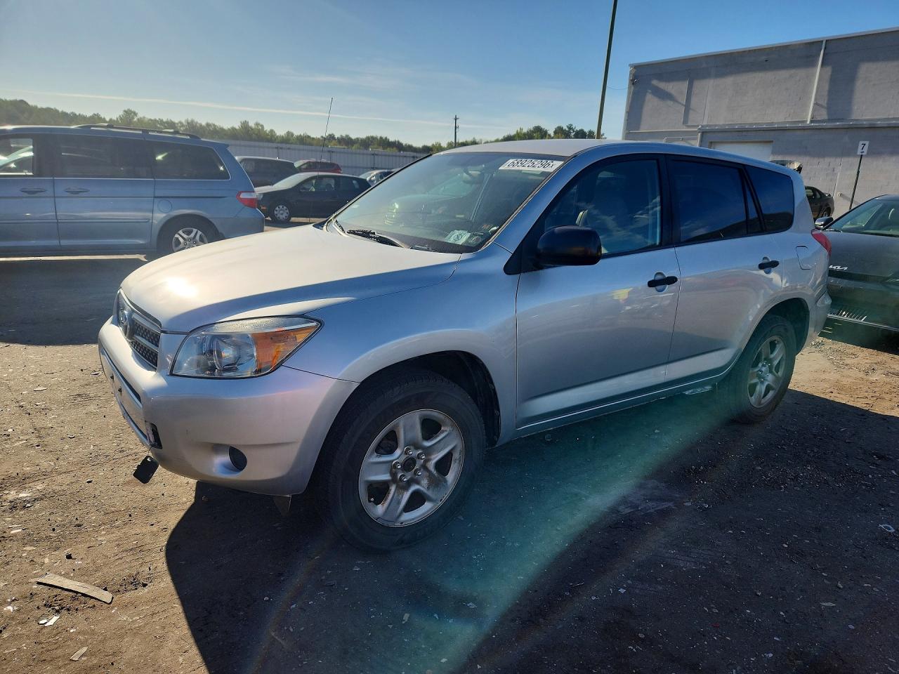 2007 Toyota Rav4 Base Silver vin: JTMZD33V875052395