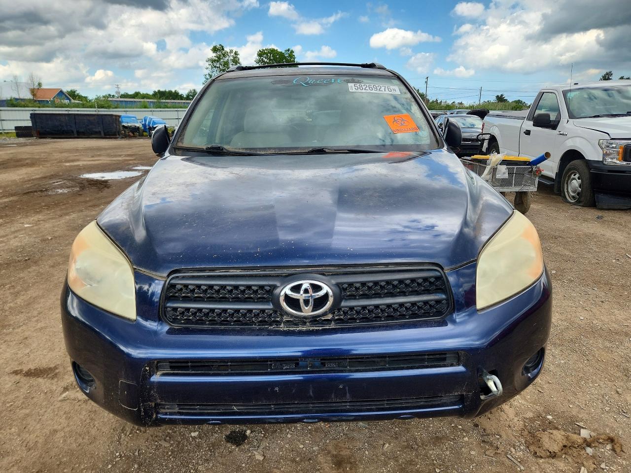 2007 Toyota Rav4 Base Blue vin: JTMZD33V875064269